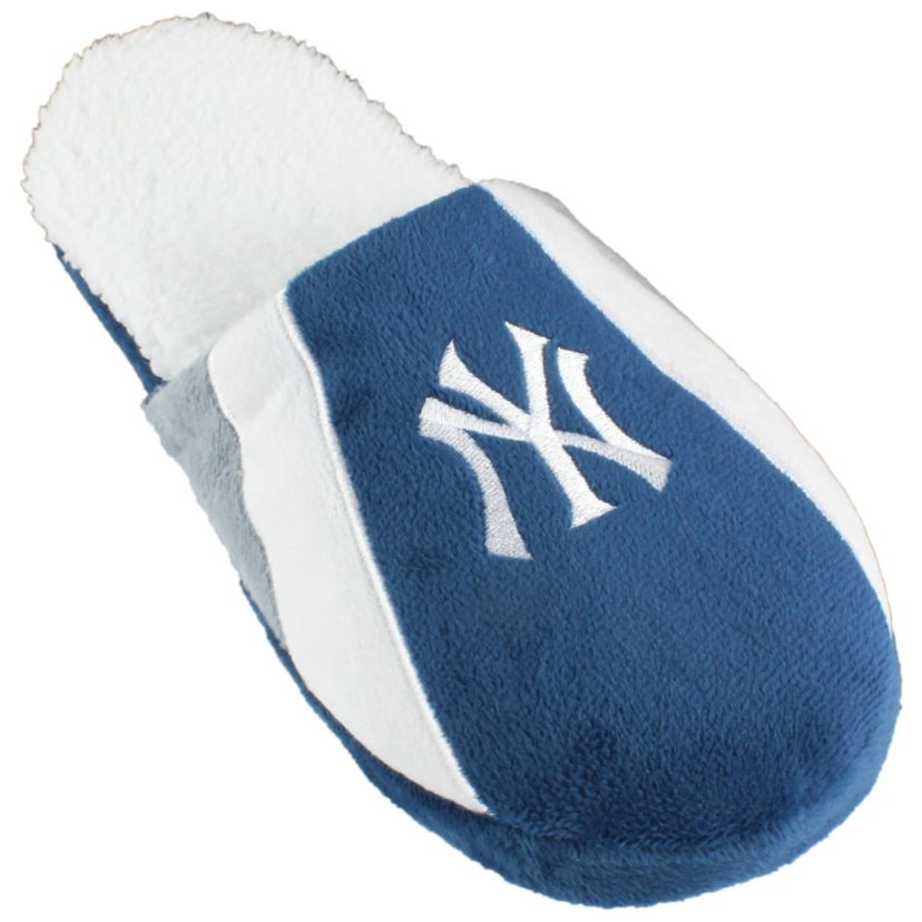 MLB New York Yankees Sherpa Slide Slipper - X-Large