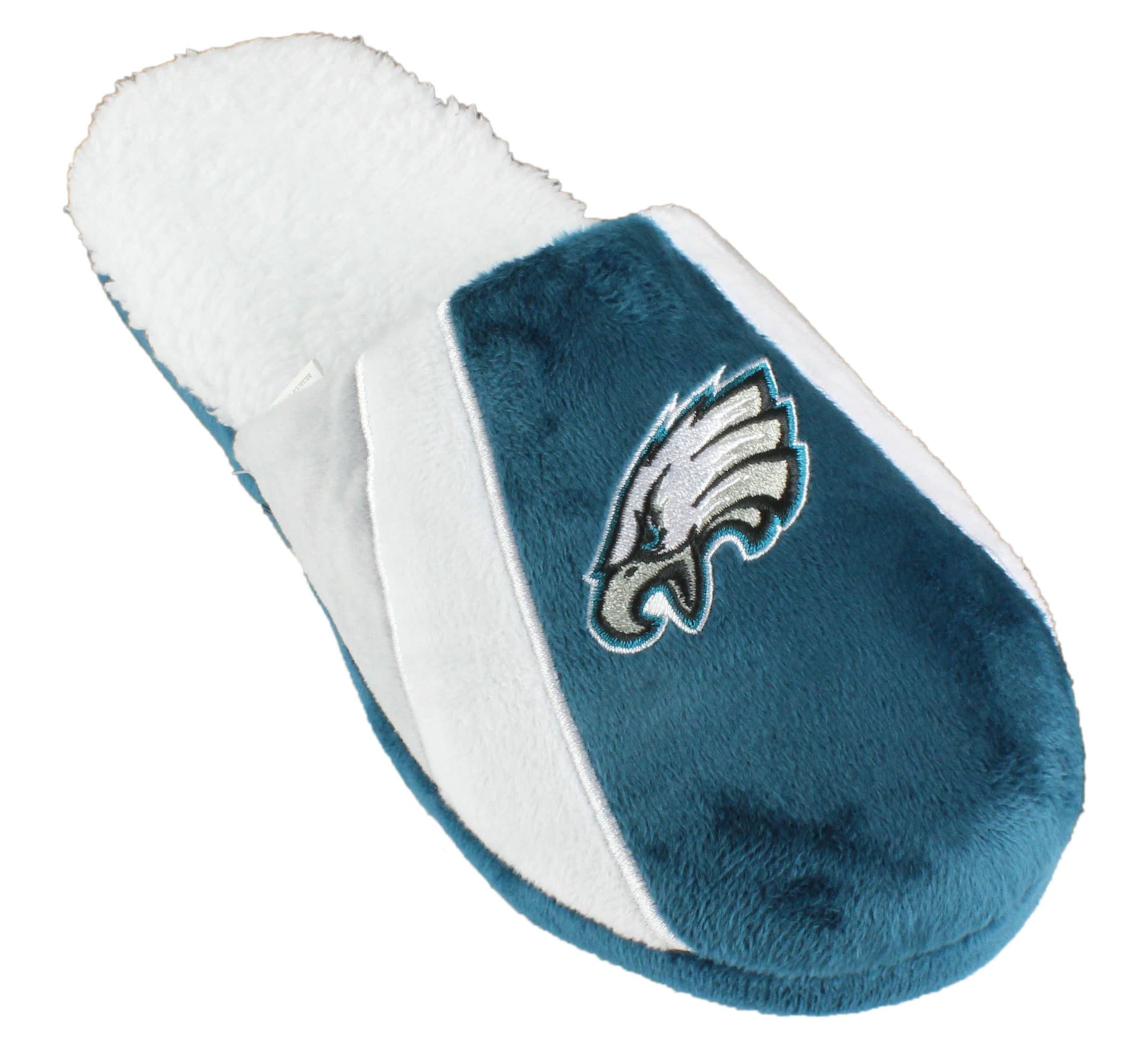 NFL Philadelphia Eagles Sherpa Slide Slipper - Large