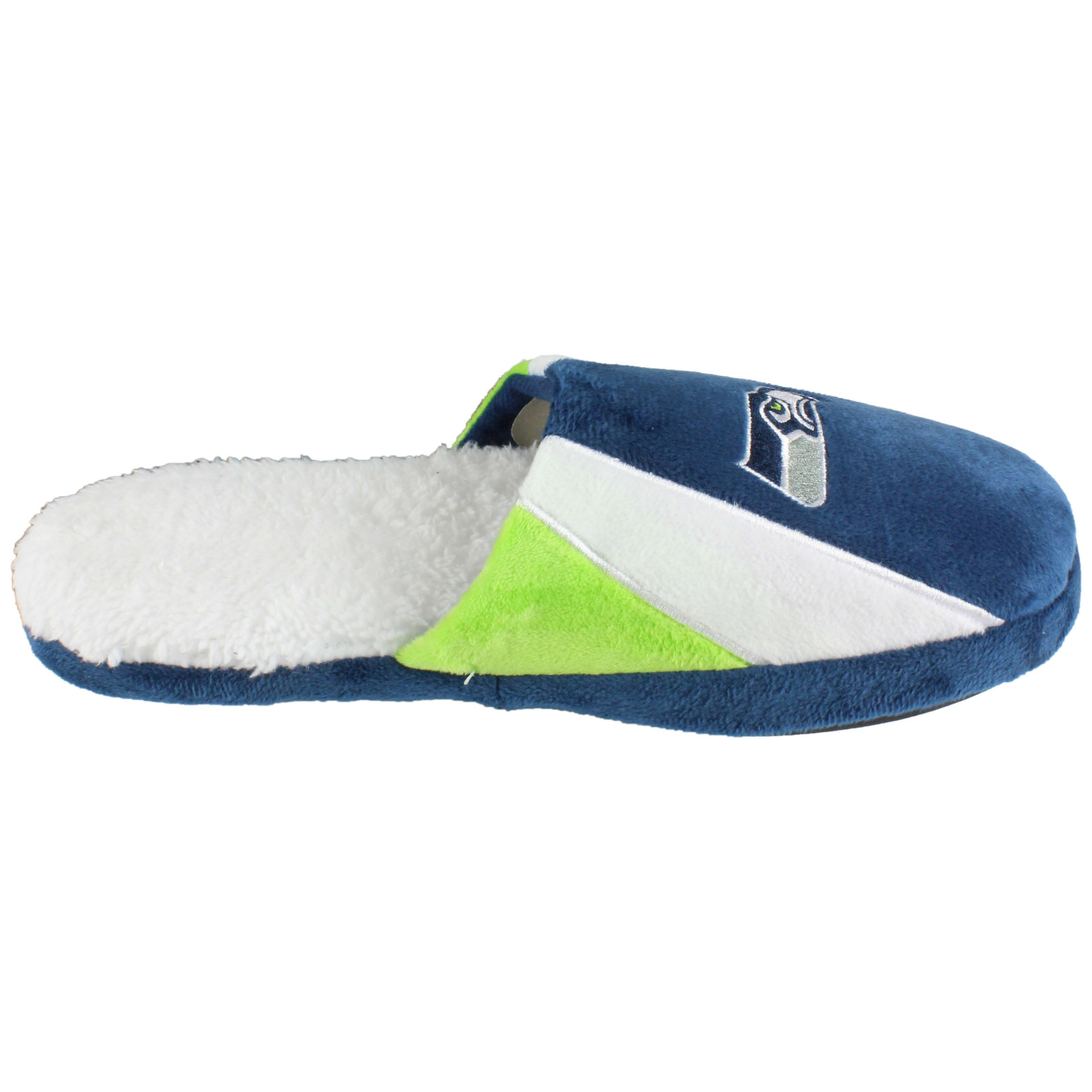 NFL Seattle Seahawks Sherpa Slide Slipper - X-Large
