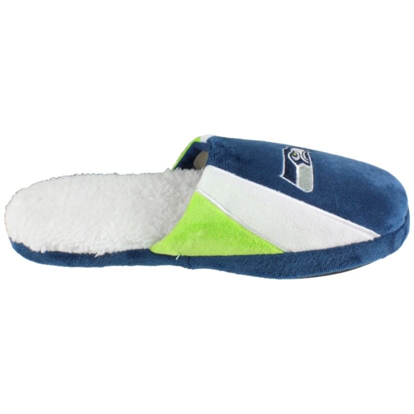 NFL Seattle Seahawks Sherpa Slide Slipper - X-Large