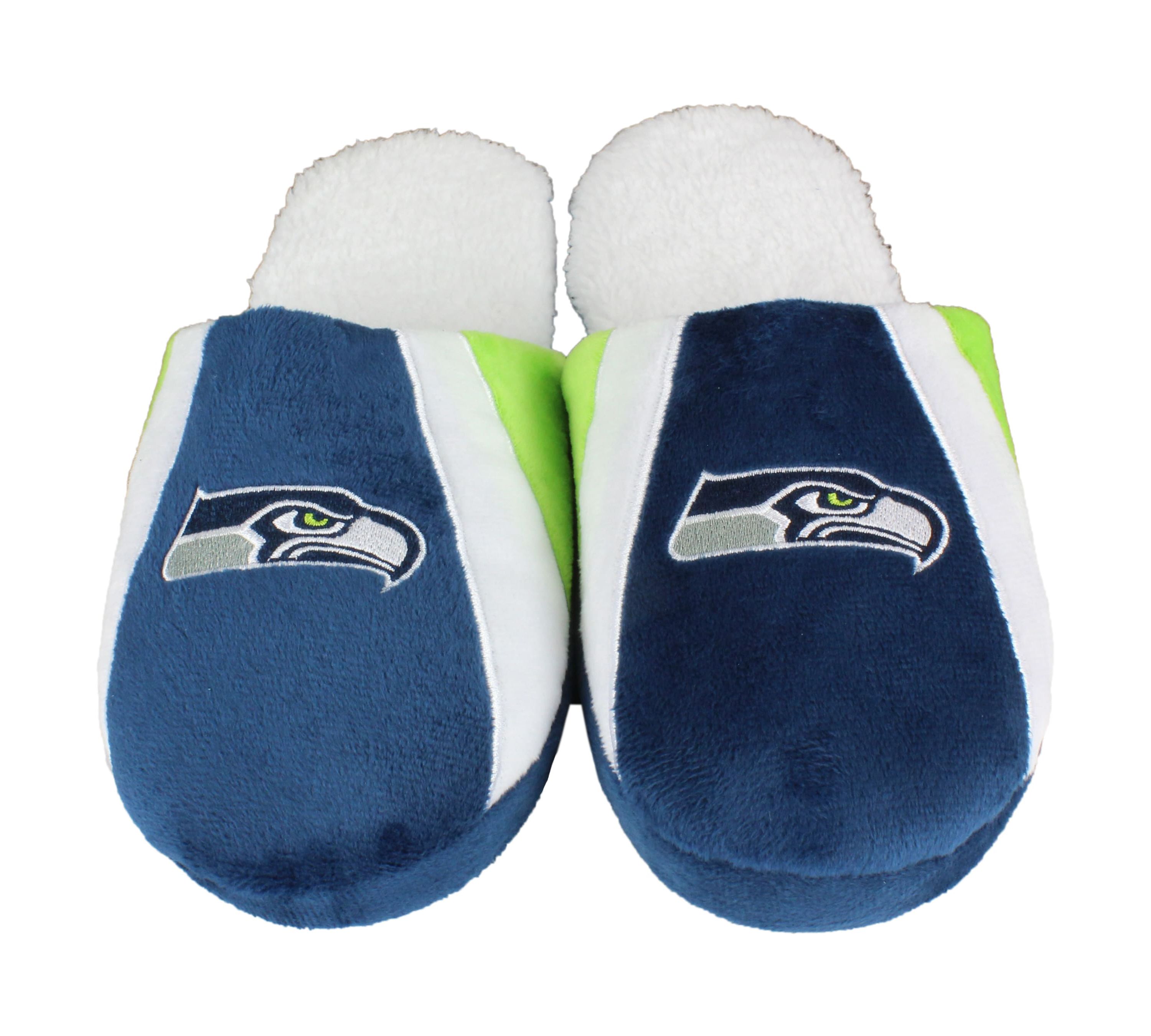 NFL Seattle Seahawks Sherpa Slide Slipper - X-Large
