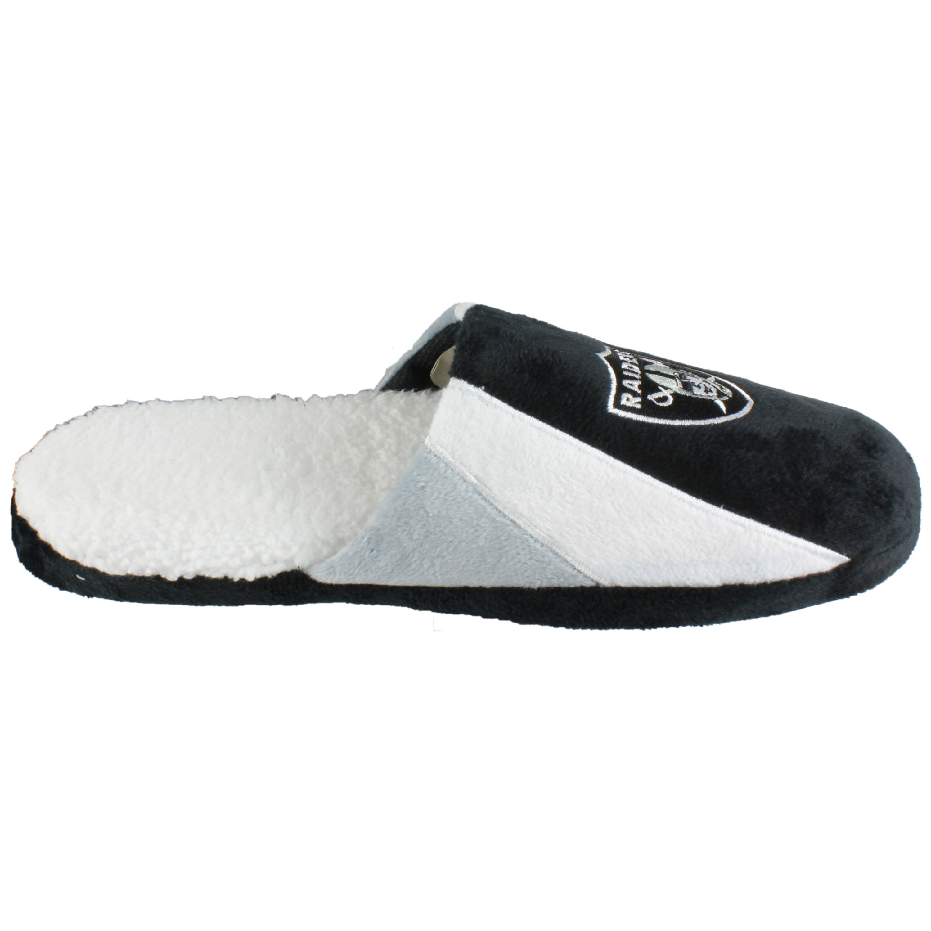 NFL Las Vegas Raiders Sherpa Slide Slipper - Small