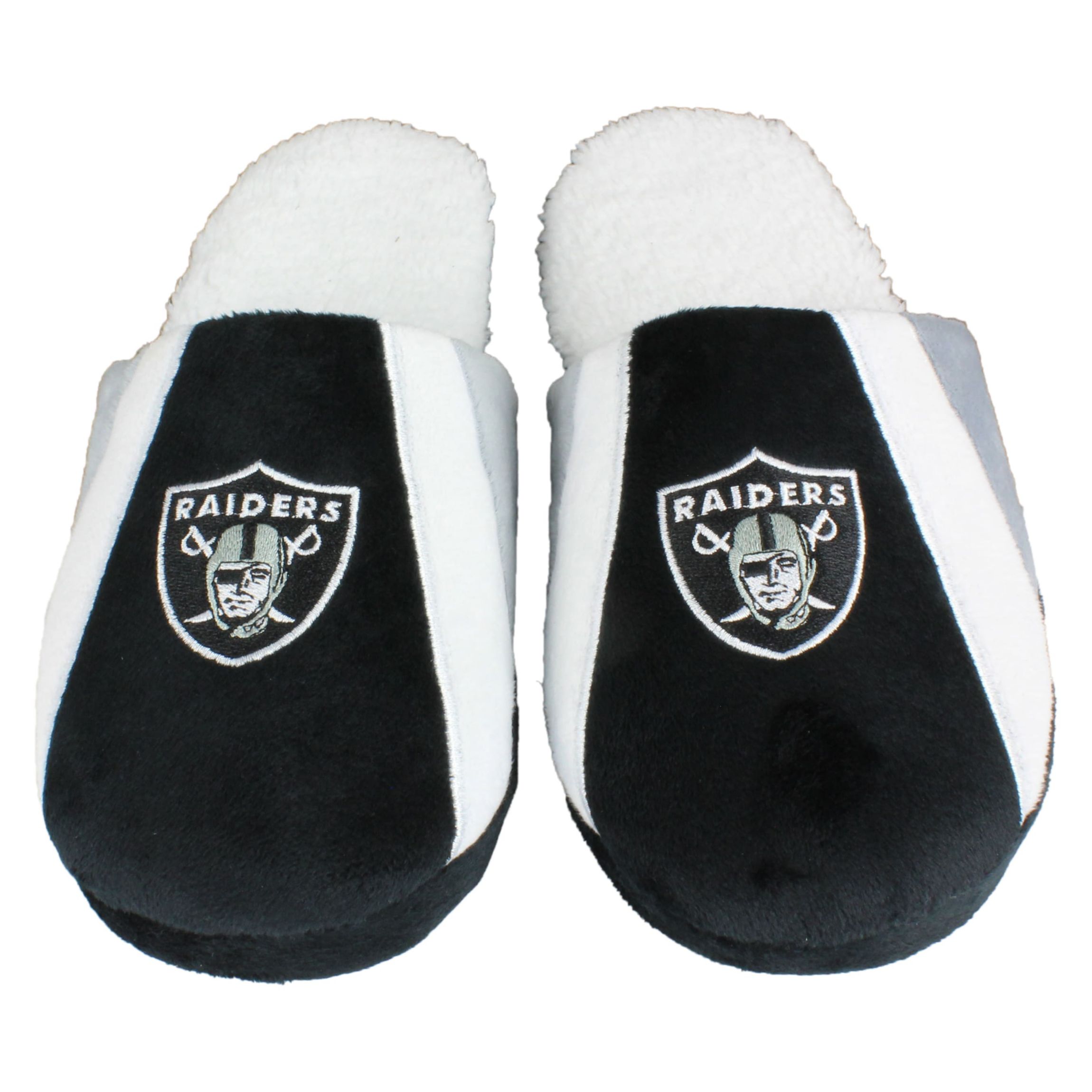 NFL Las Vegas Raiders Sherpa Slide Slipper - Small