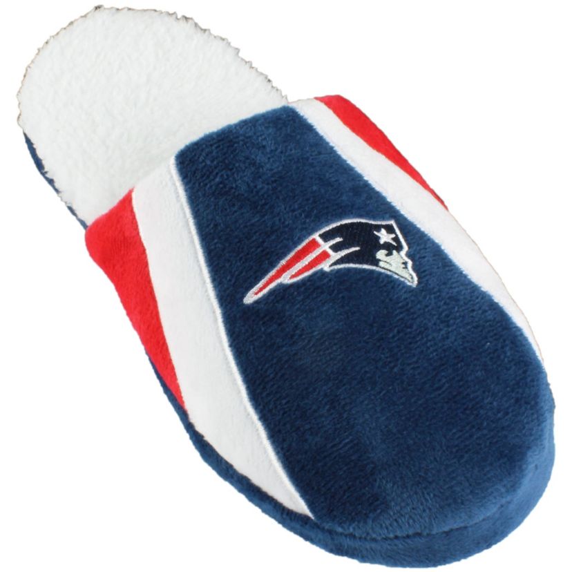 NFL New England Patriots Sherpa Slide Slipper - Small