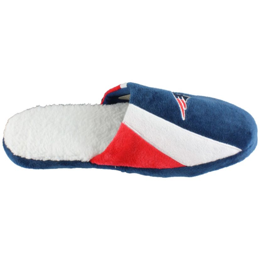 NFL New England Patriots Sherpa Slide Slipper - Small