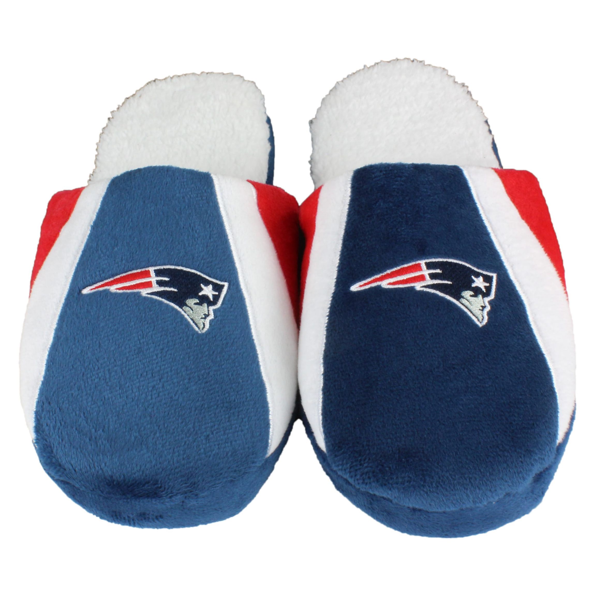 NFL New England Patriots Sherpa Slide Slipper - Small