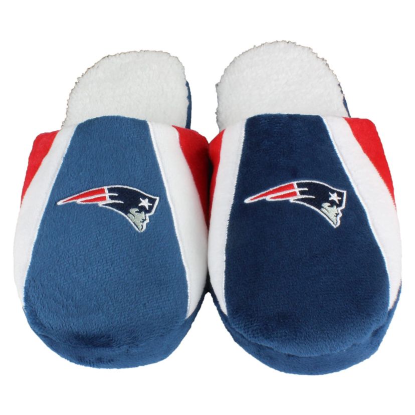 NFL New England Patriots Sherpa Slide Slipper - Small