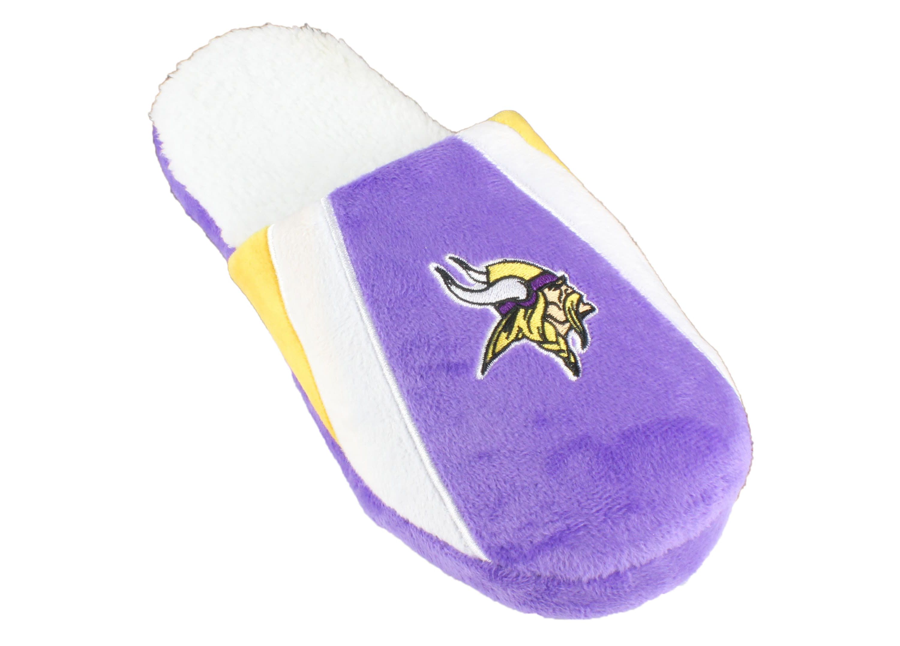 NFL Minnesota Vikings Sherpa Slide Slipper - X-Large