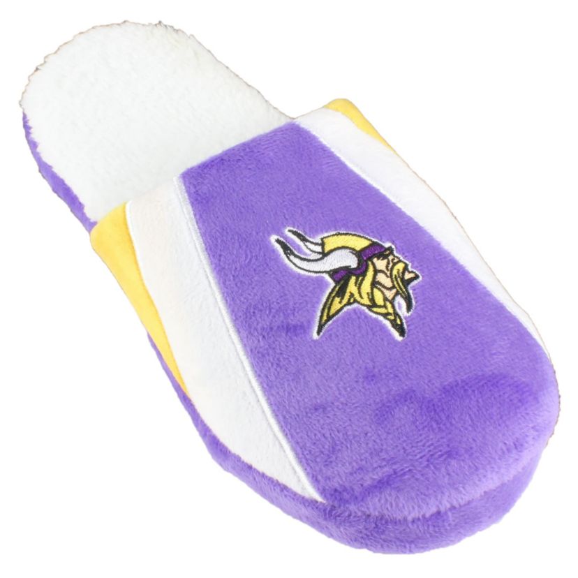 NFL Minnesota Vikings Sherpa Slide Slipper - X-Large