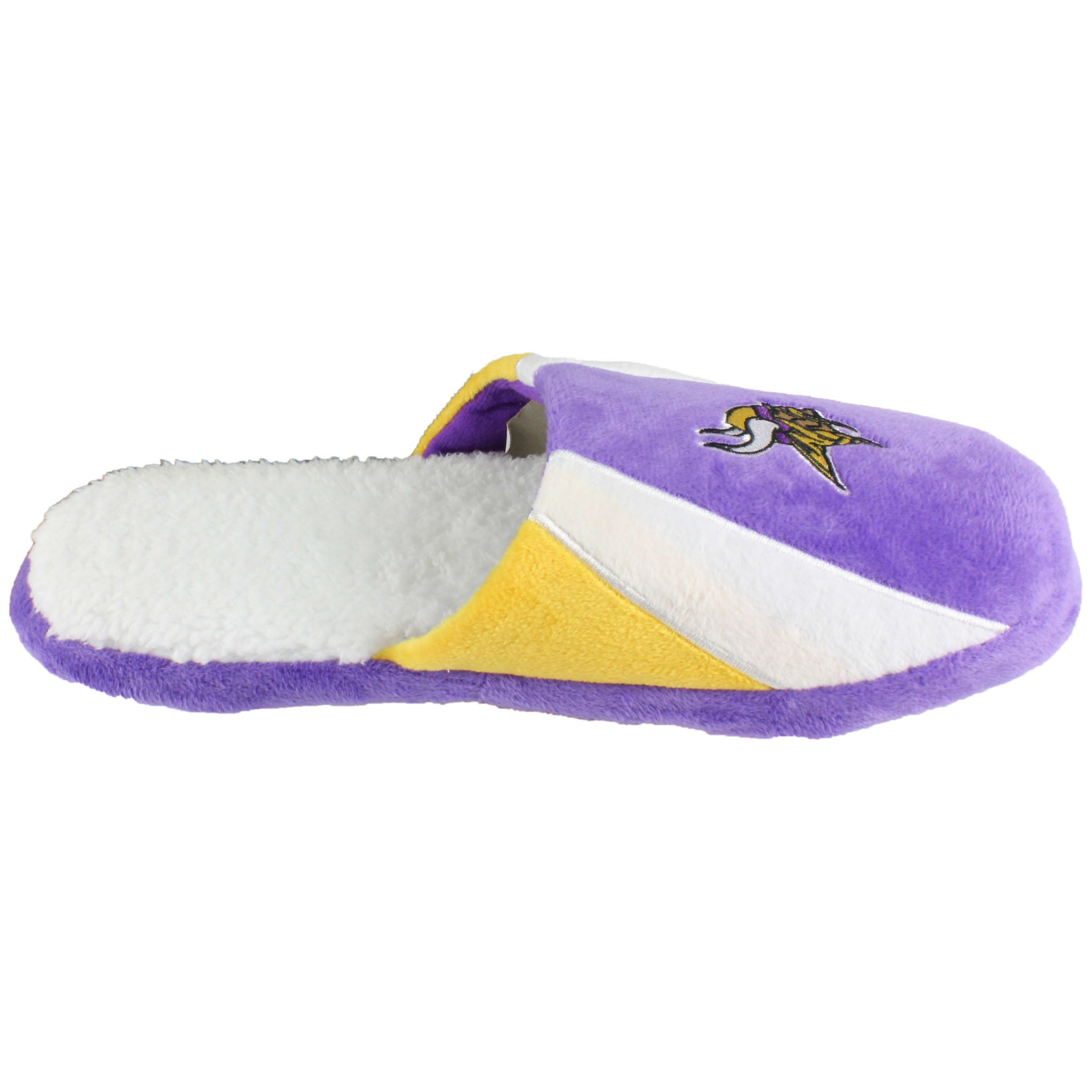 NFL Minnesota Vikings Sherpa Slide Slipper - X-Large