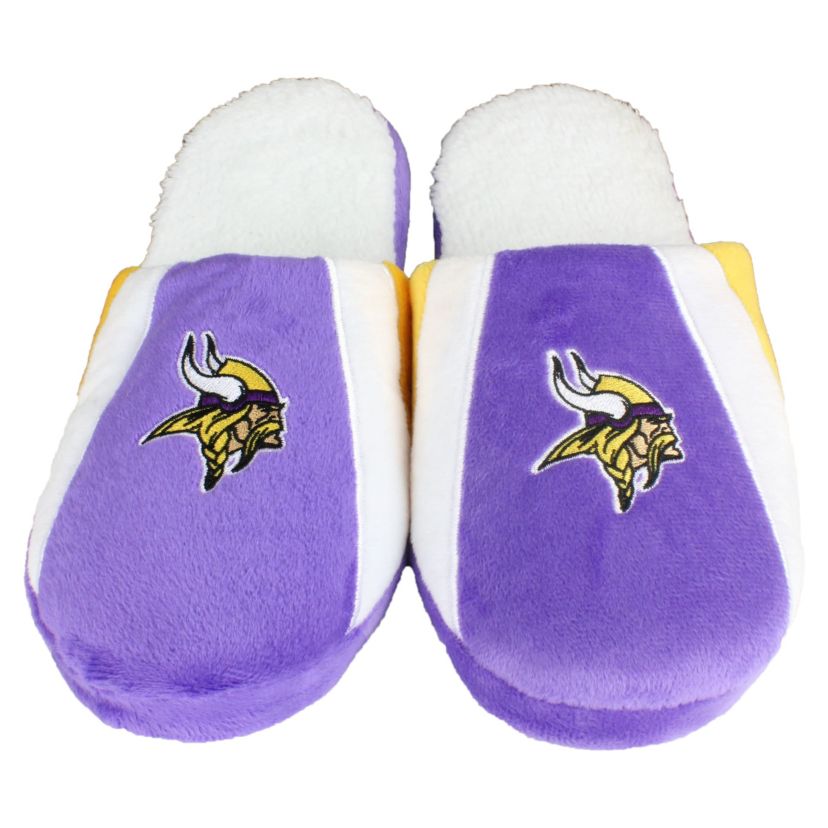 NFL Minnesota Vikings Sherpa Slide Slipper - X-Large