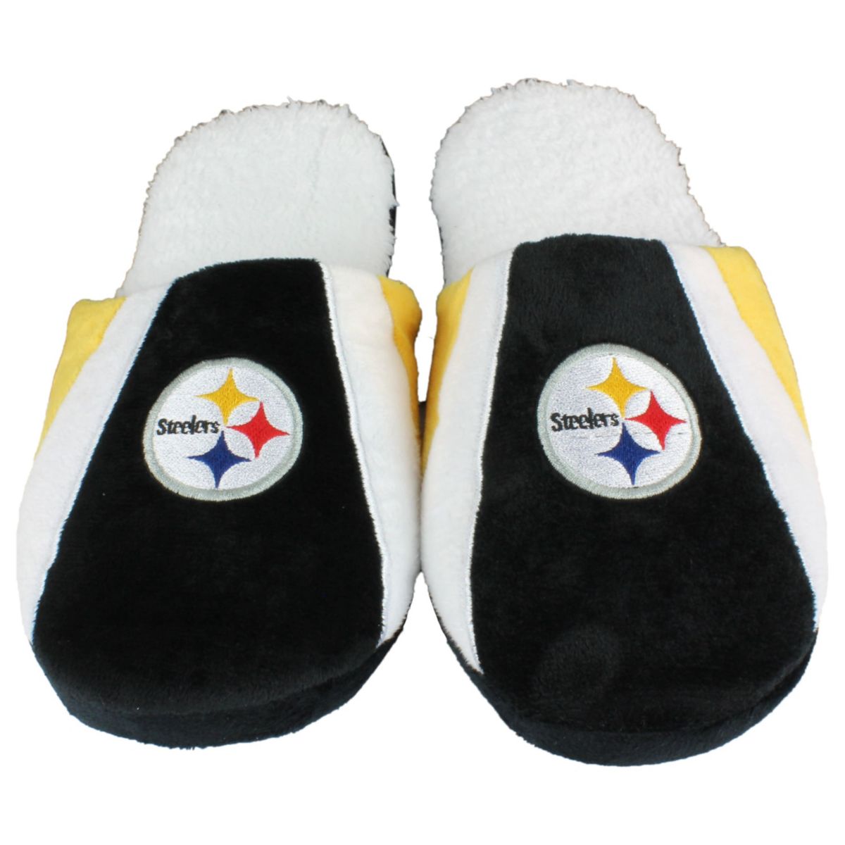 NFL Pittsburgh Steelers Sherpa Slide Slipper - Large