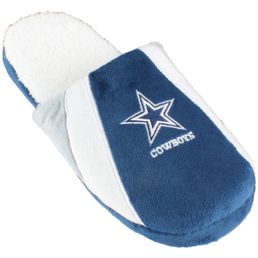 NFL Dallas Cowboys Sherpa Slide Slipper - Medium
