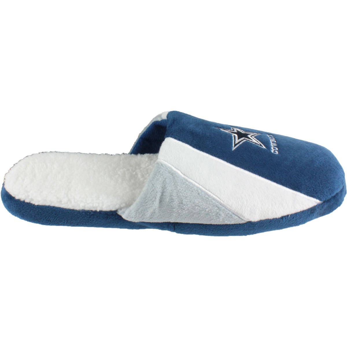 NFL Dallas Cowboys Sherpa Slide Slipper - Medium