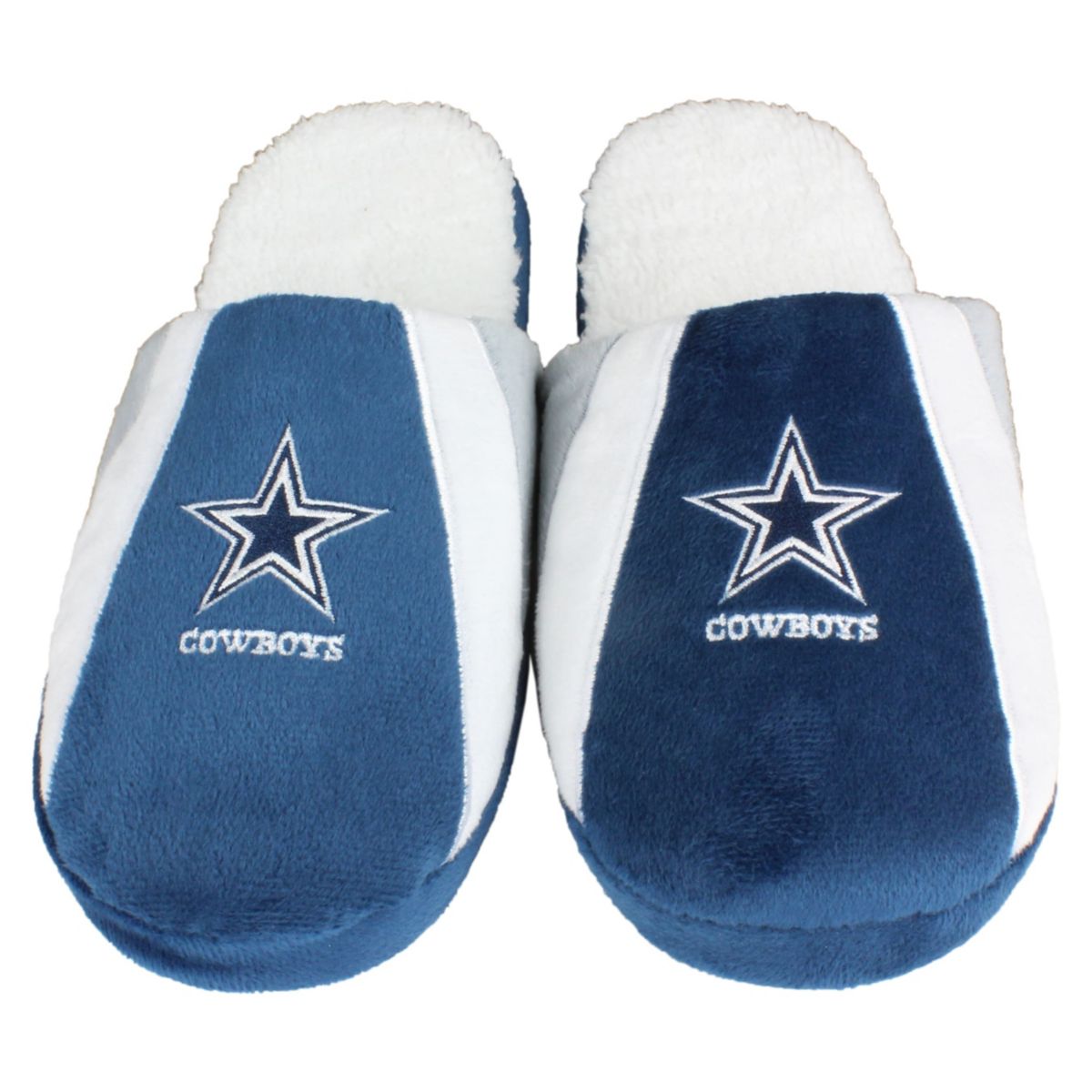 NFL Dallas Cowboys Sherpa Slide Slipper - Medium