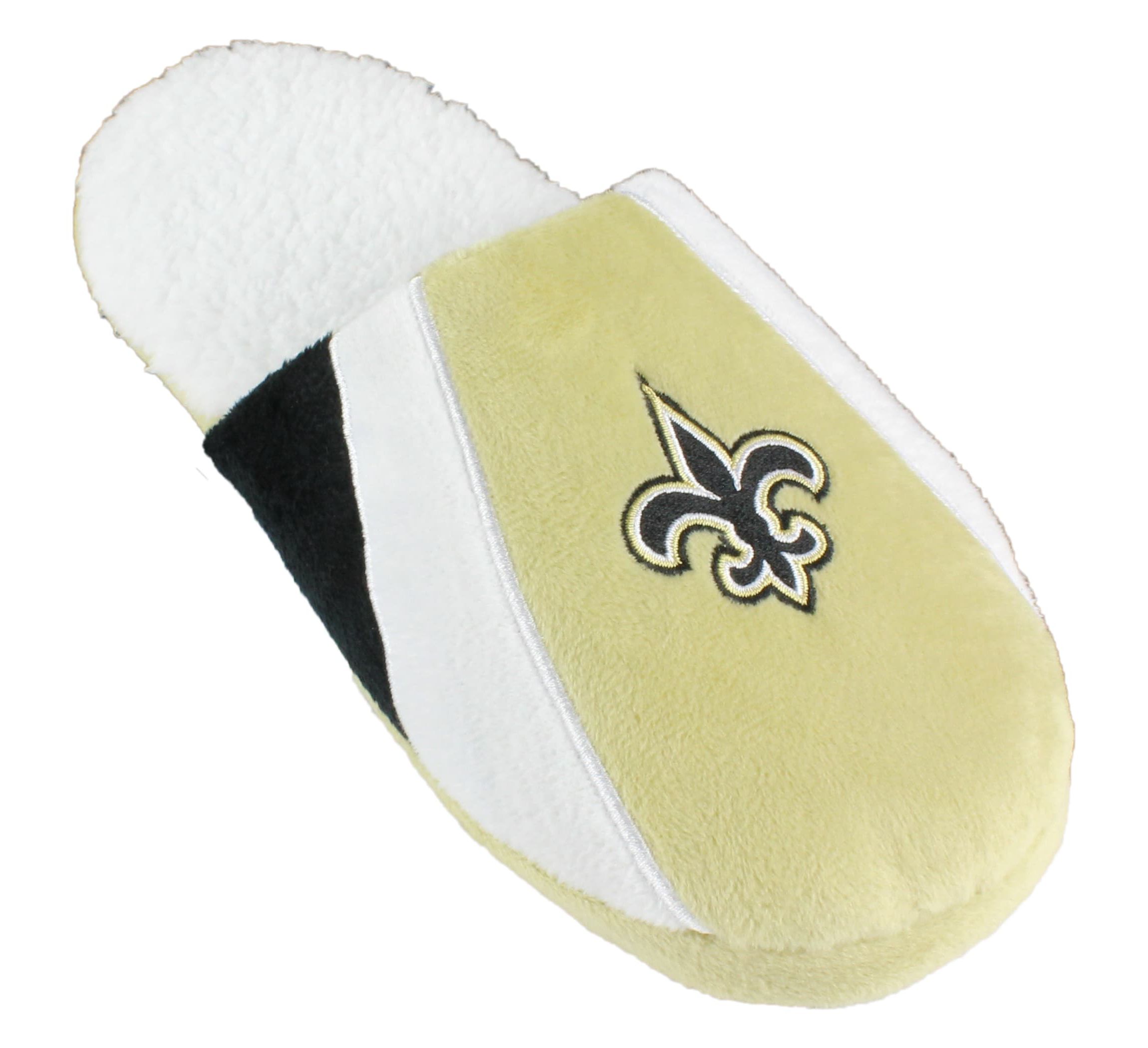 NFL New Orleans Saints Sherpa Slide Slipper - Medium
