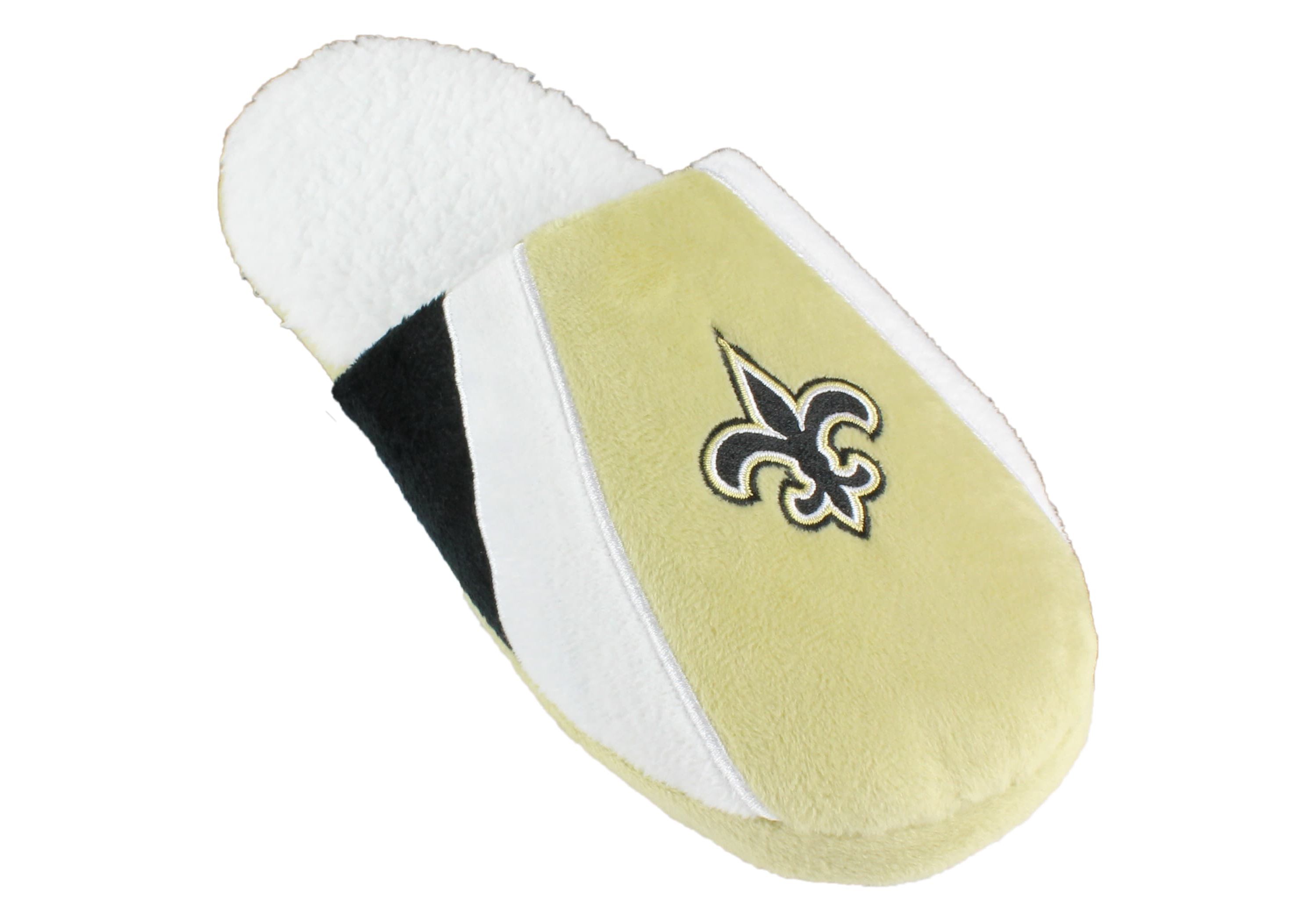 NFL New Orleans Saints Sherpa Slide Slipper - Medium