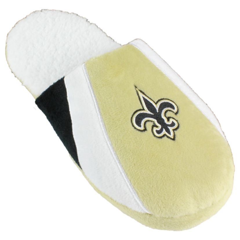 NFL New Orleans Saints Sherpa Slide Slipper - Medium
