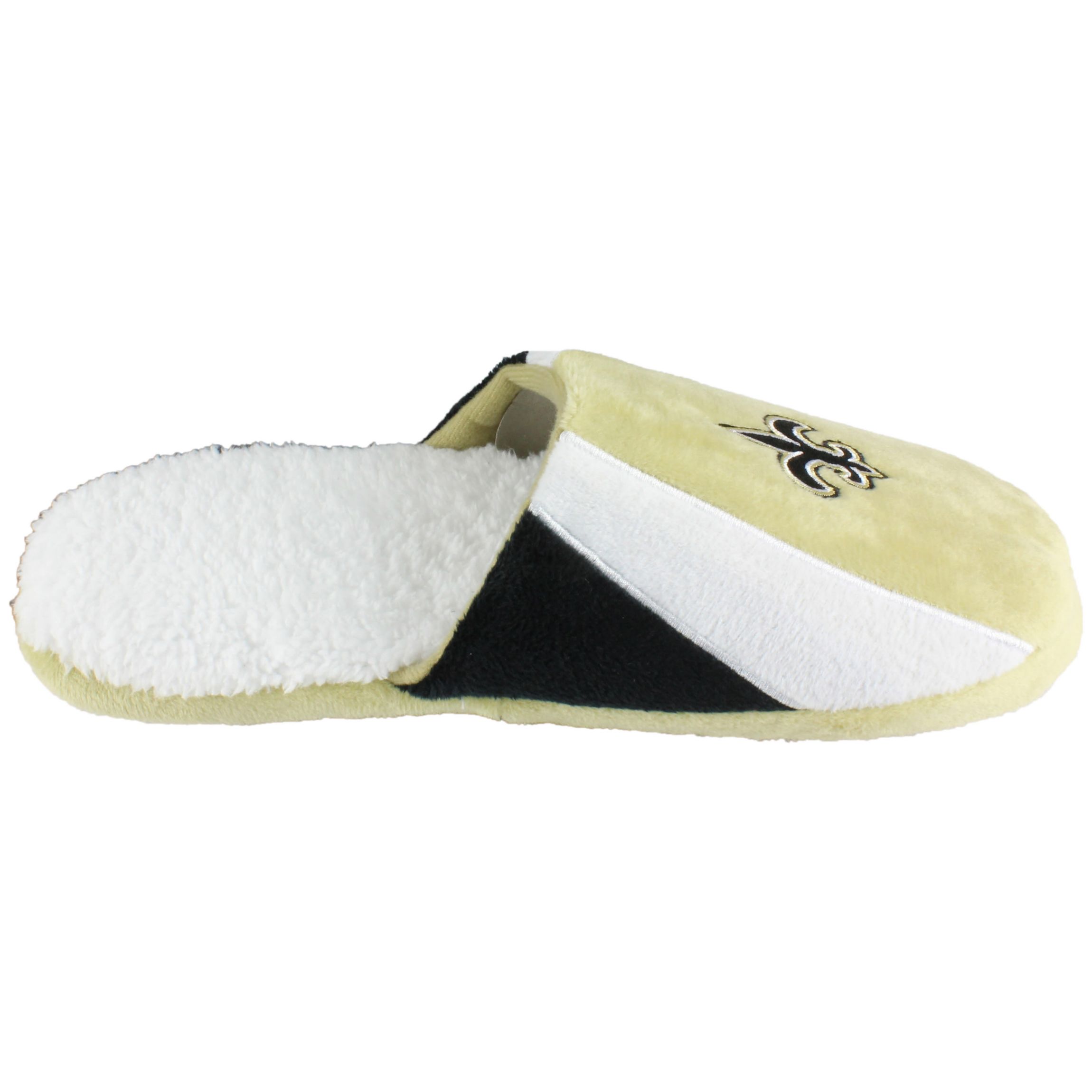 NFL New Orleans Saints Sherpa Slide Slipper - Medium