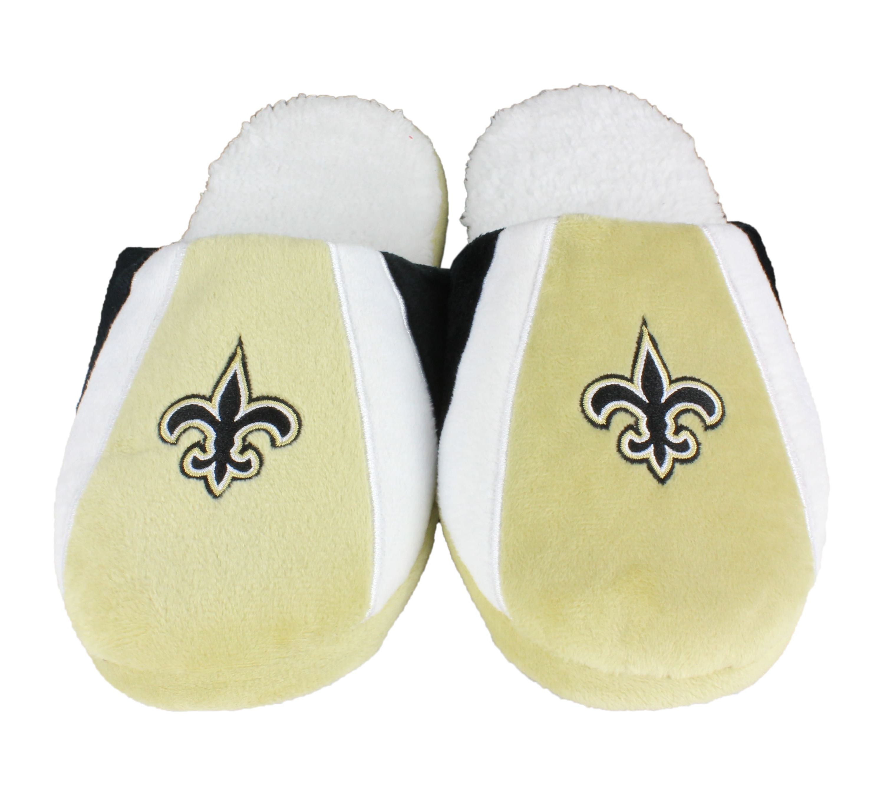 NFL New Orleans Saints Sherpa Slide Slipper - Medium