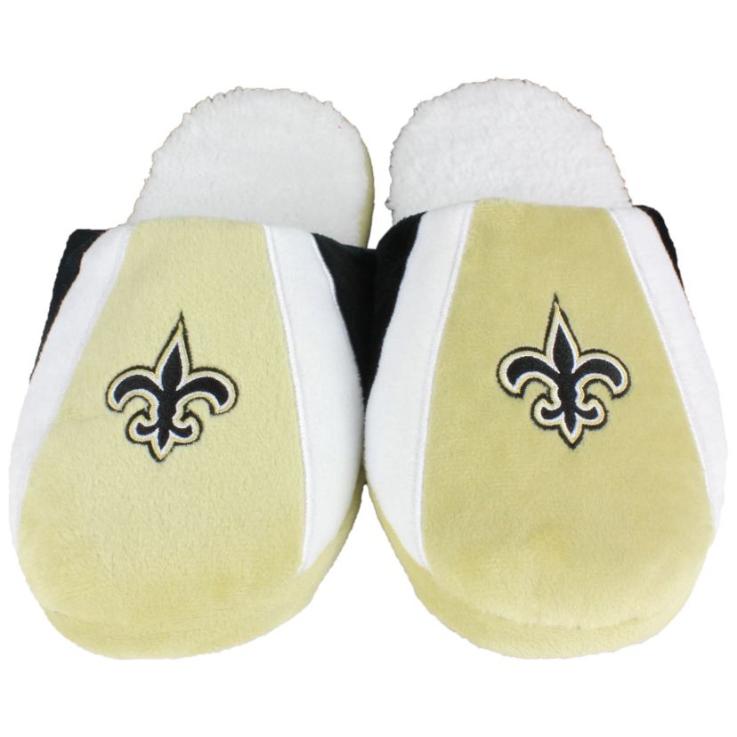 NFL New Orleans Saints Sherpa Slide Slipper - Medium