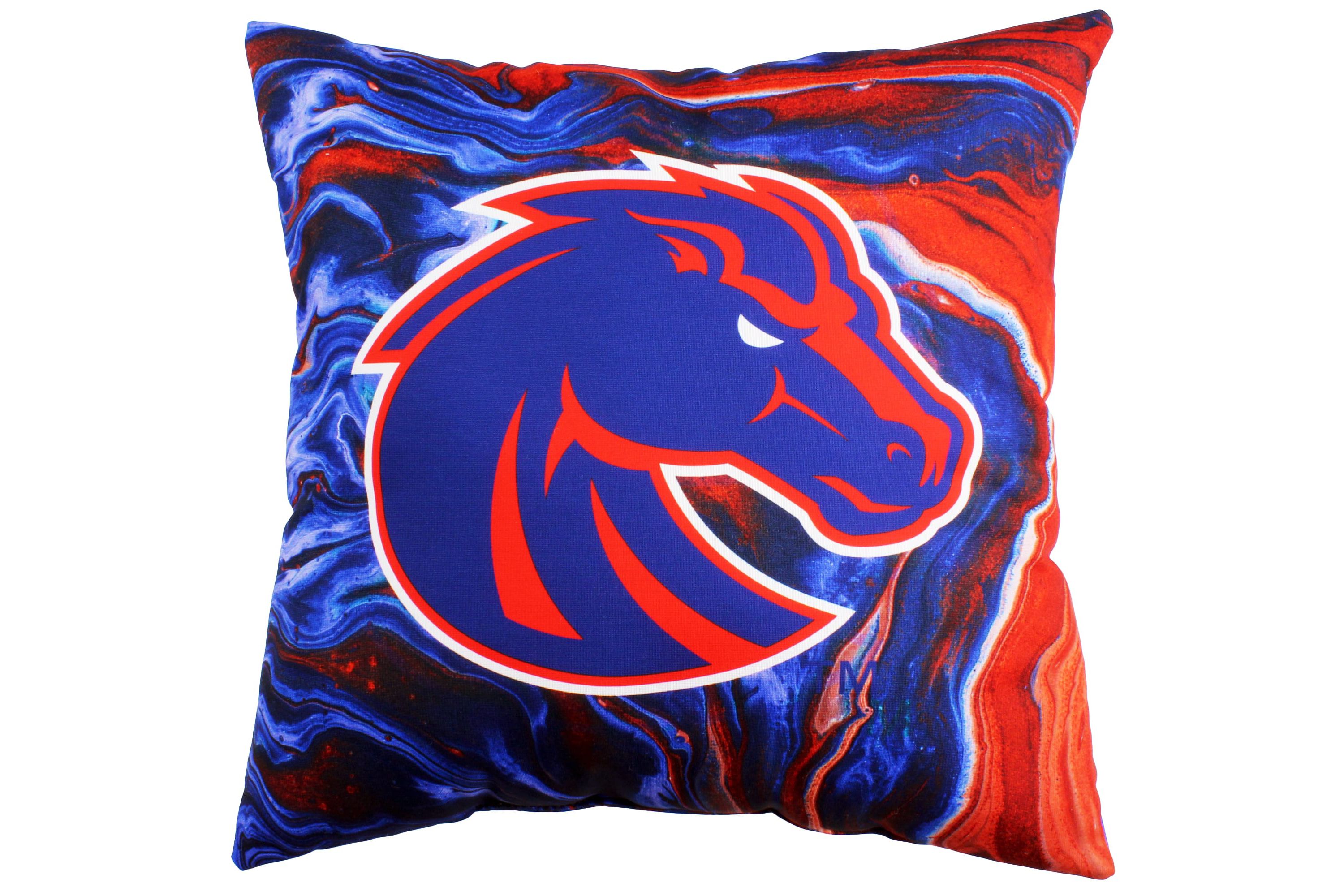 NCAA Boise State Broncos 2 Sided Color Swept Decorative Pillow