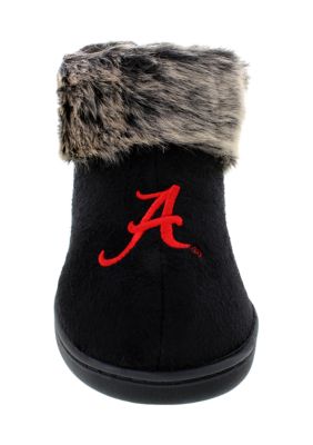 NCAA Alabama Crimson Tide Faux Sheepskin Furry Top Slippers