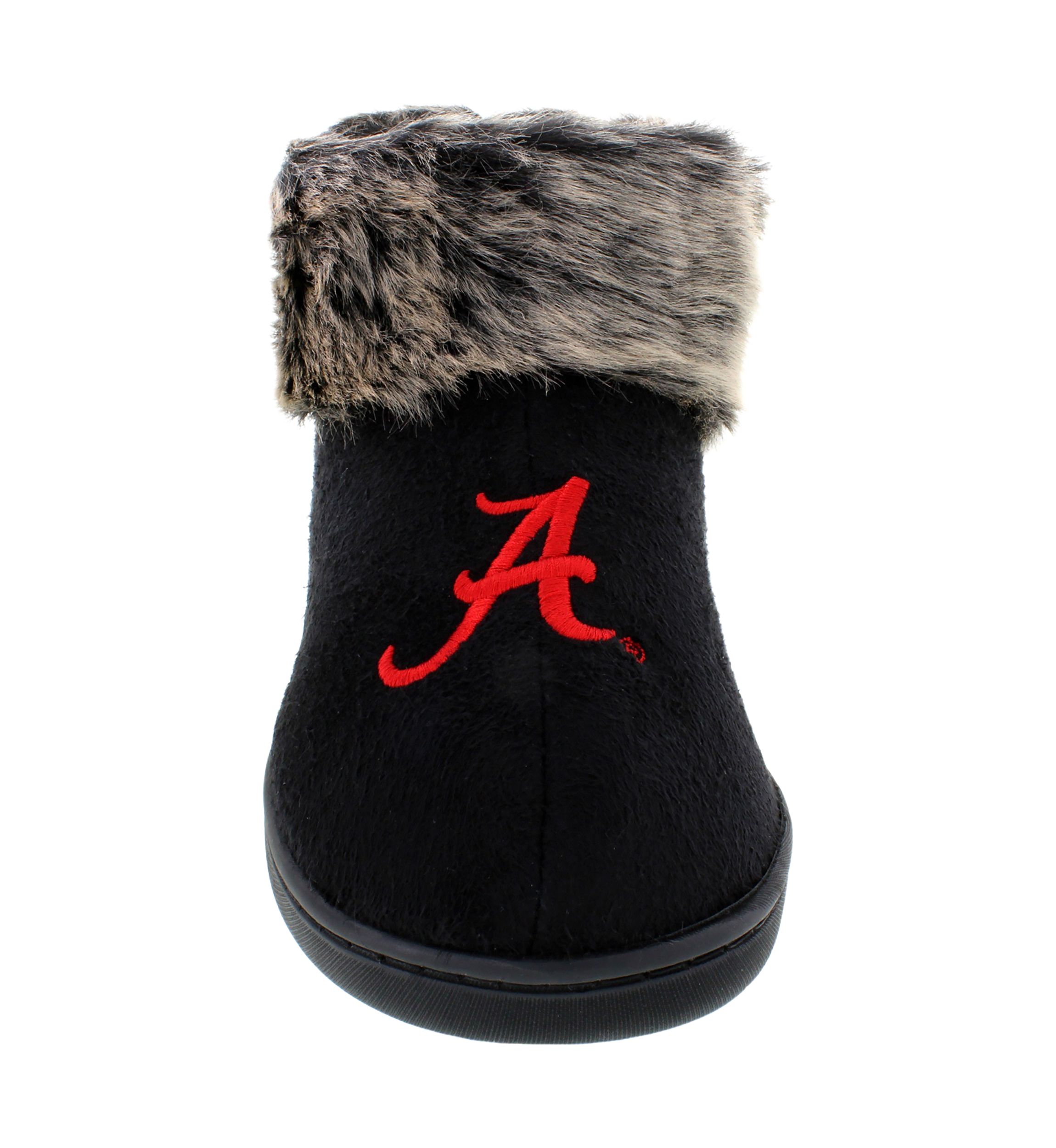 NCAA Alabama Crimson Tide Faux Sheepskin Furry Top Slippers