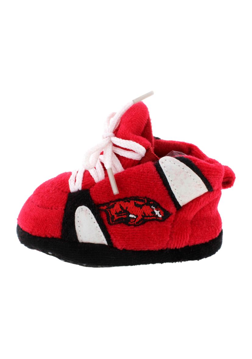 NCAA Arkansas Razorbacks Cute Baby Sneaker Slippers