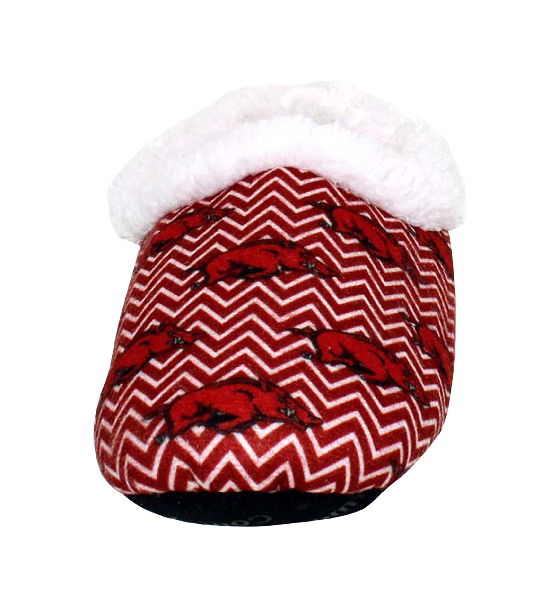 NCAA Arkansas Razorbacks Chevron Slip On Slippers