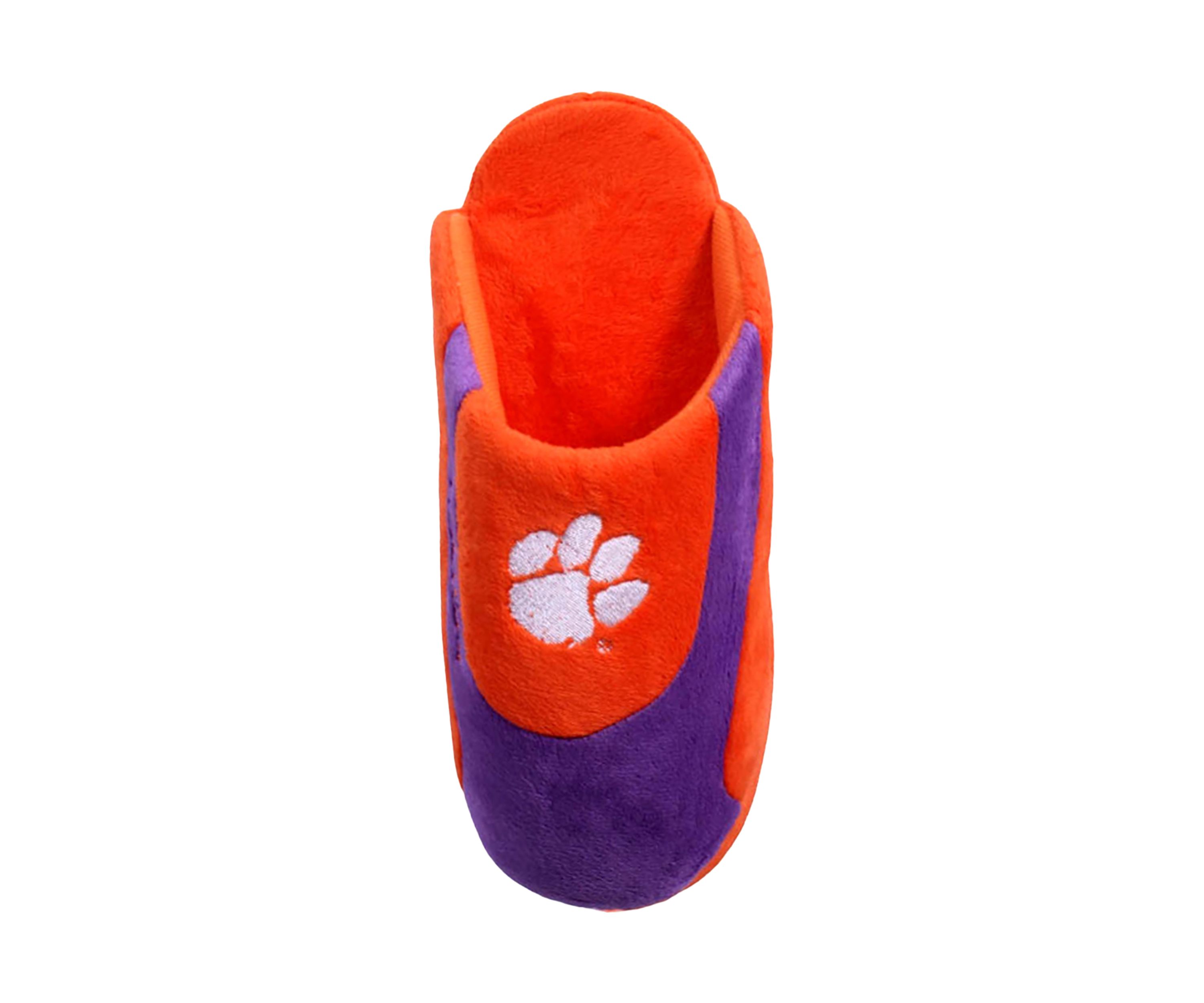 NCAA Clemson Tigers Low Pro Stripe Slip On Slippers
