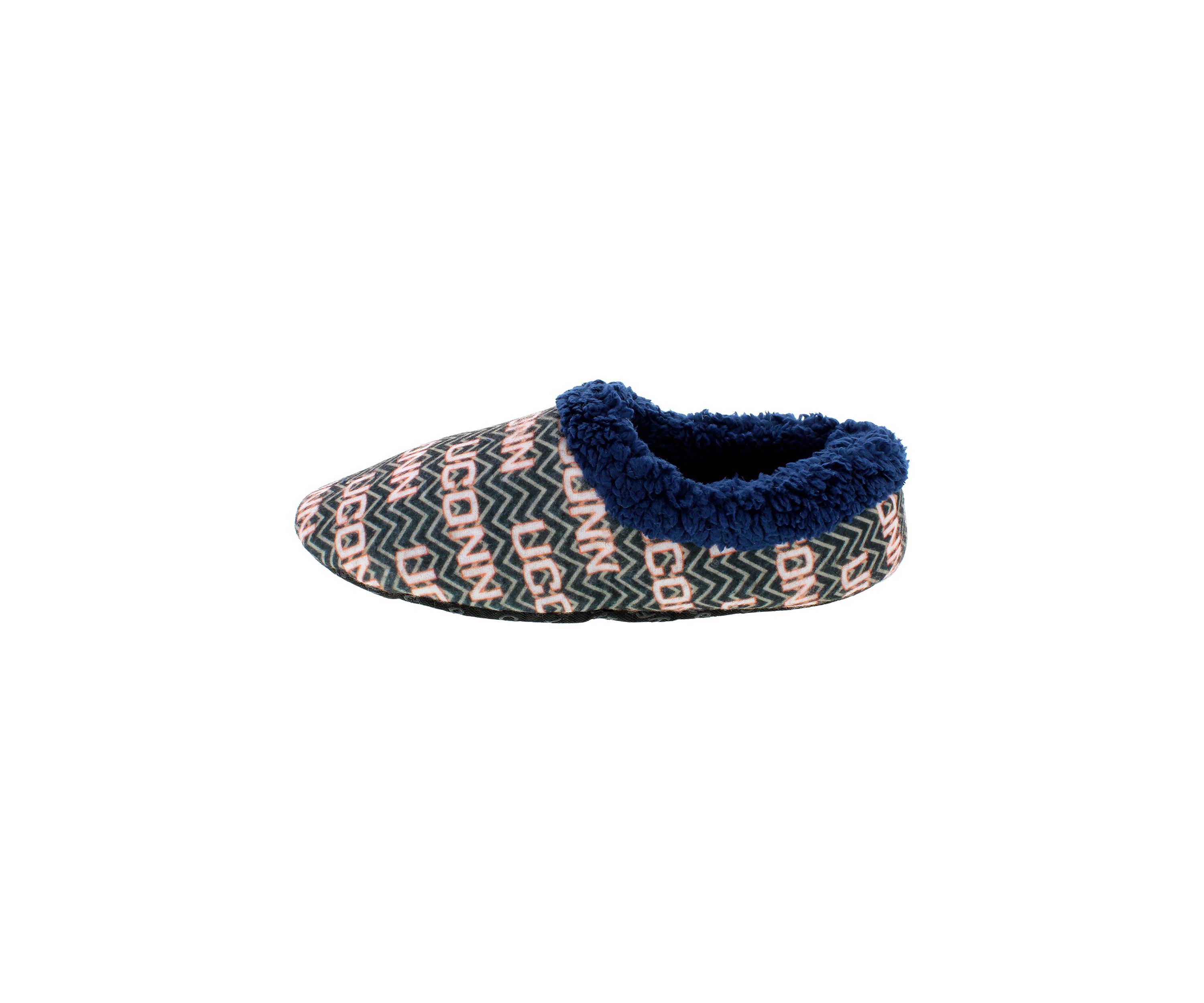 NCAA Connecticut Huskies Chevron Slip On Slippers