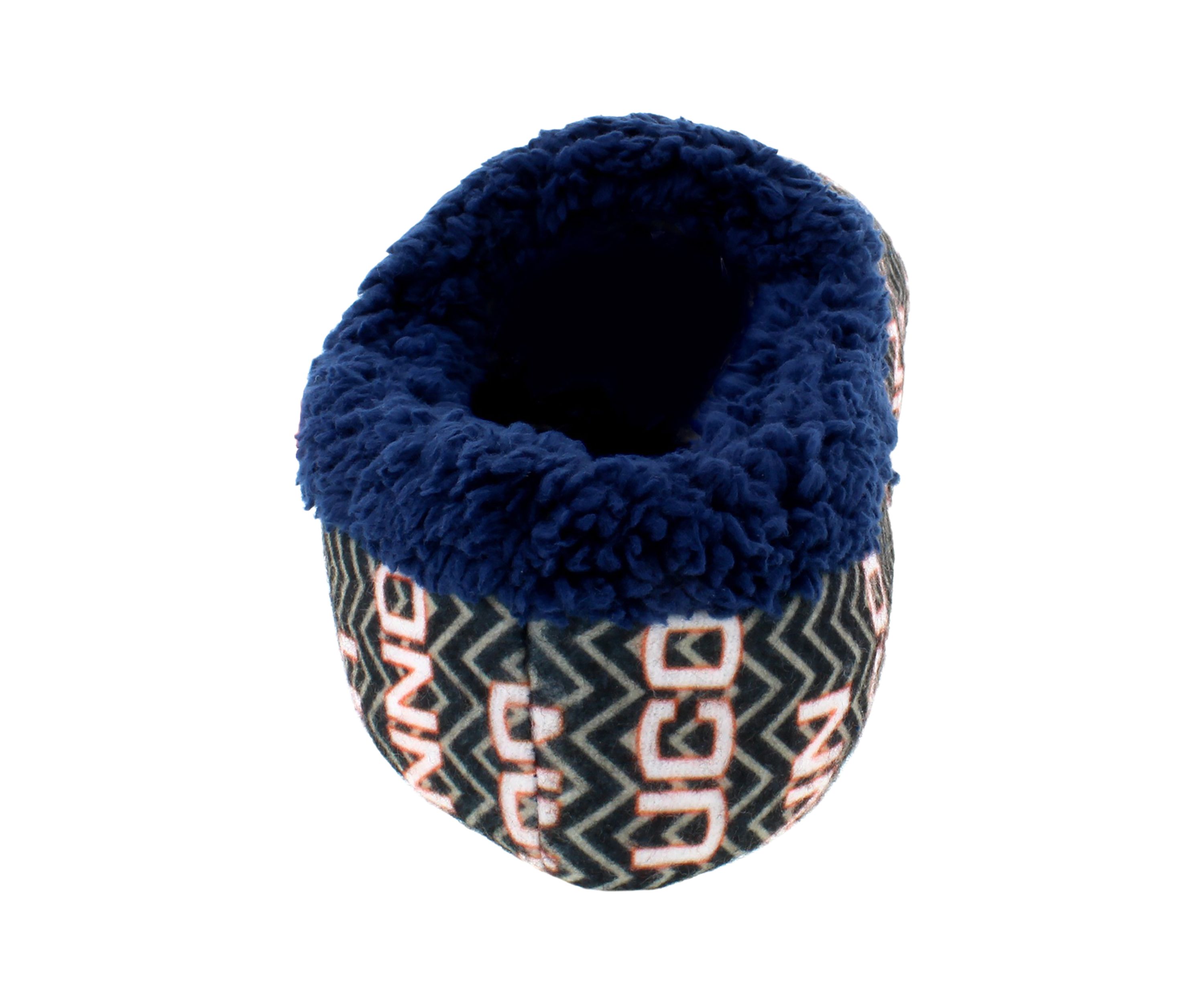 NCAA Connecticut Huskies Chevron Slip On Slippers