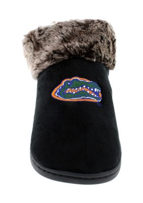 NCAA Florida Gators Faux Sheepskin Furry Top Slippers