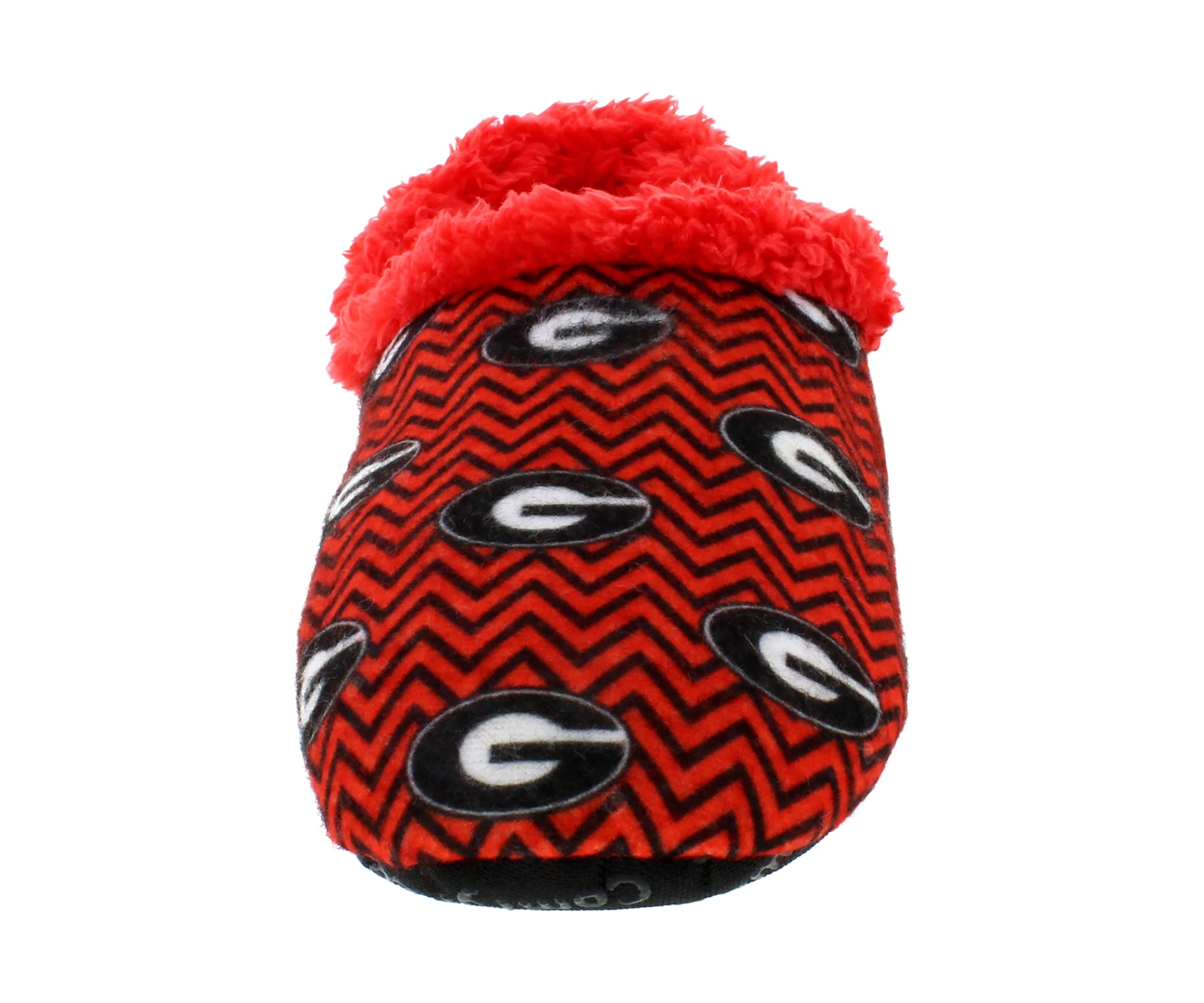NCAA Georgia Bulldogs Chevron Slip On Slippers