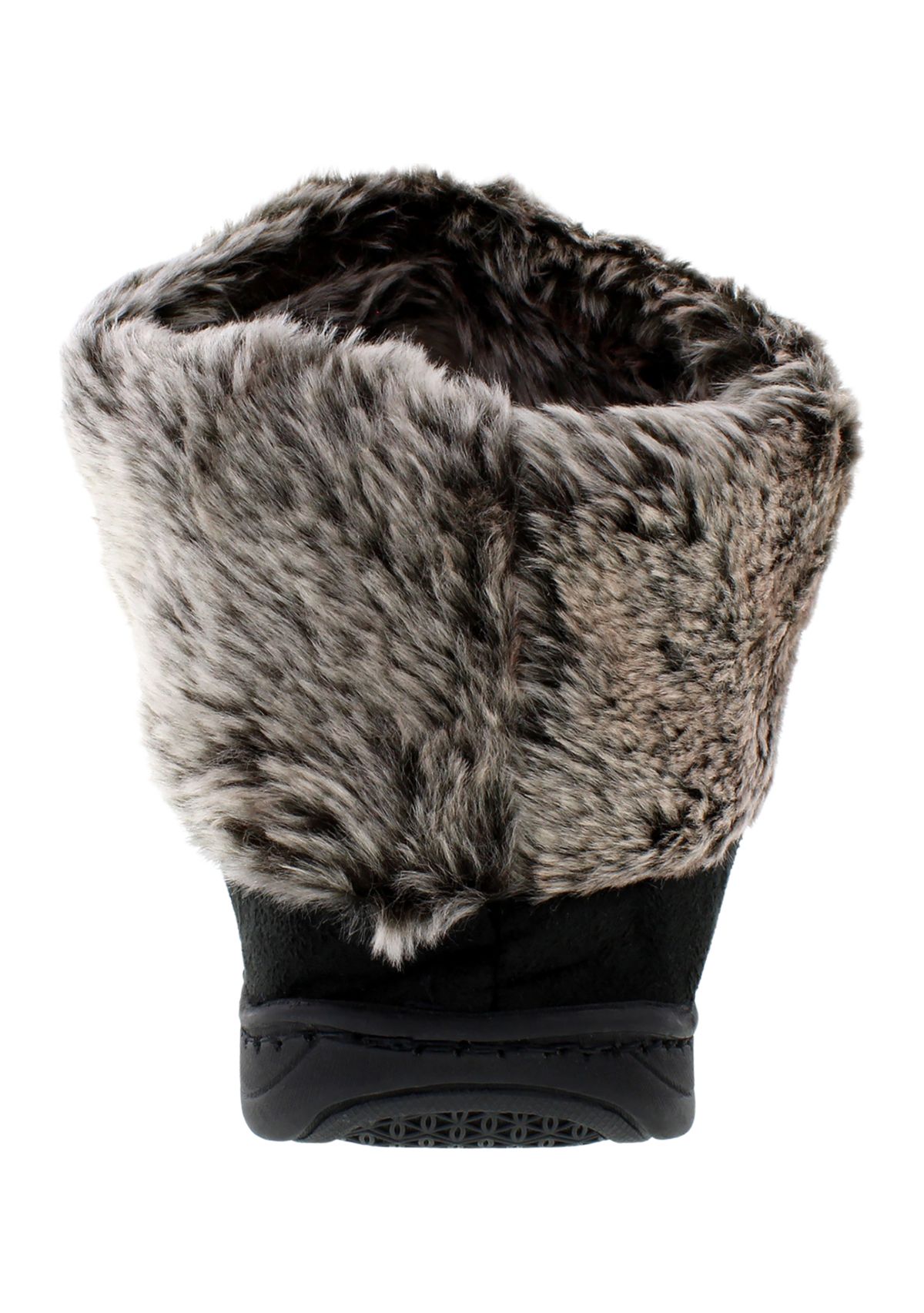 NCAA Georgia Bulldogs Faux Sheepskin Furry Top Slippers