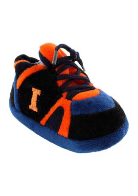 Comfy Feet Ncaa Illinois Fighting Illini Cute Baby Sneaker Slippers