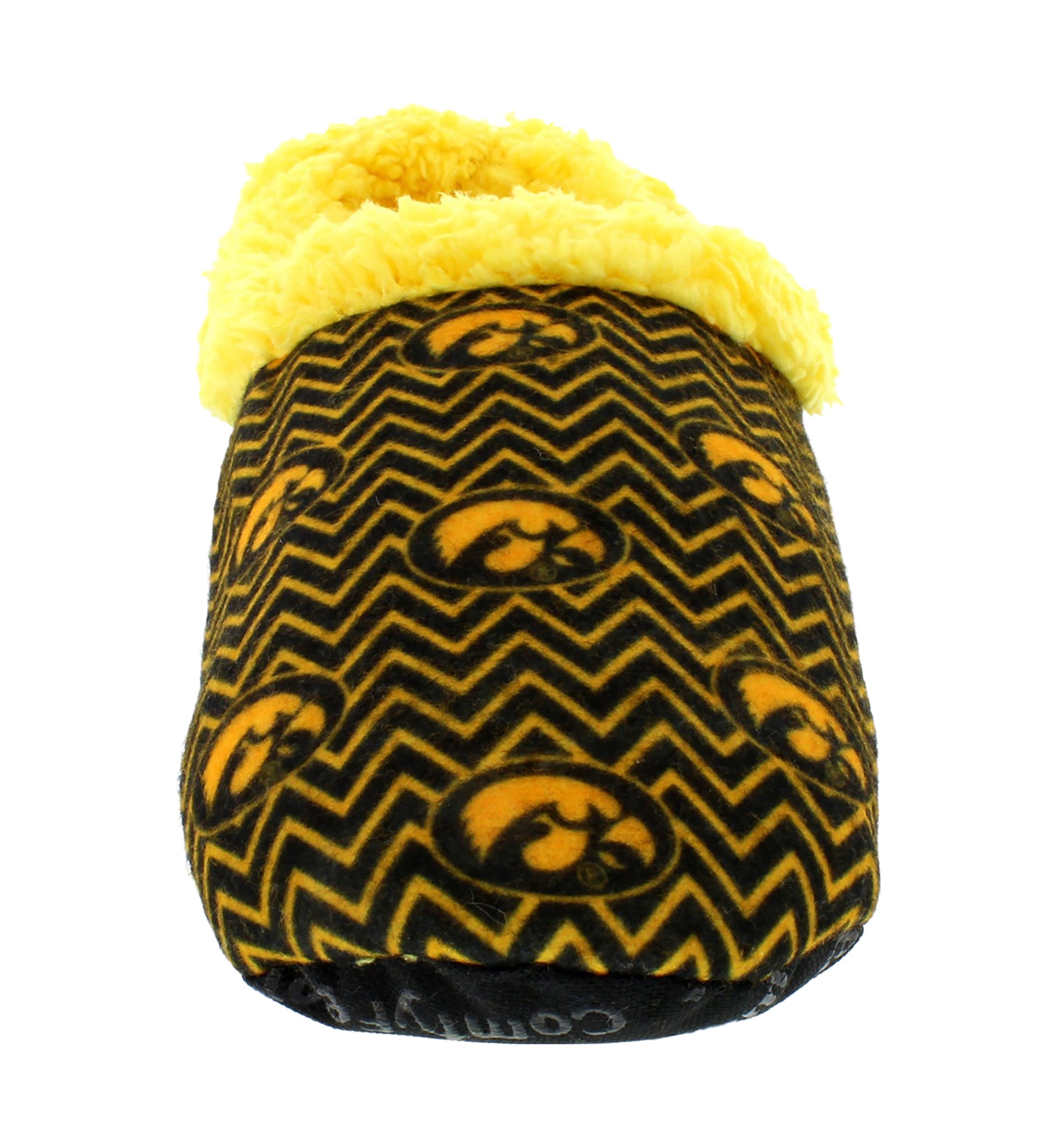 NCAA Iowa Hawkeyes Chevron Slip On Slippers