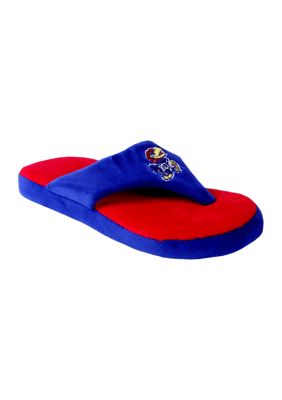 NCAA Kansas Jayhawks Comfy Flop Slippers