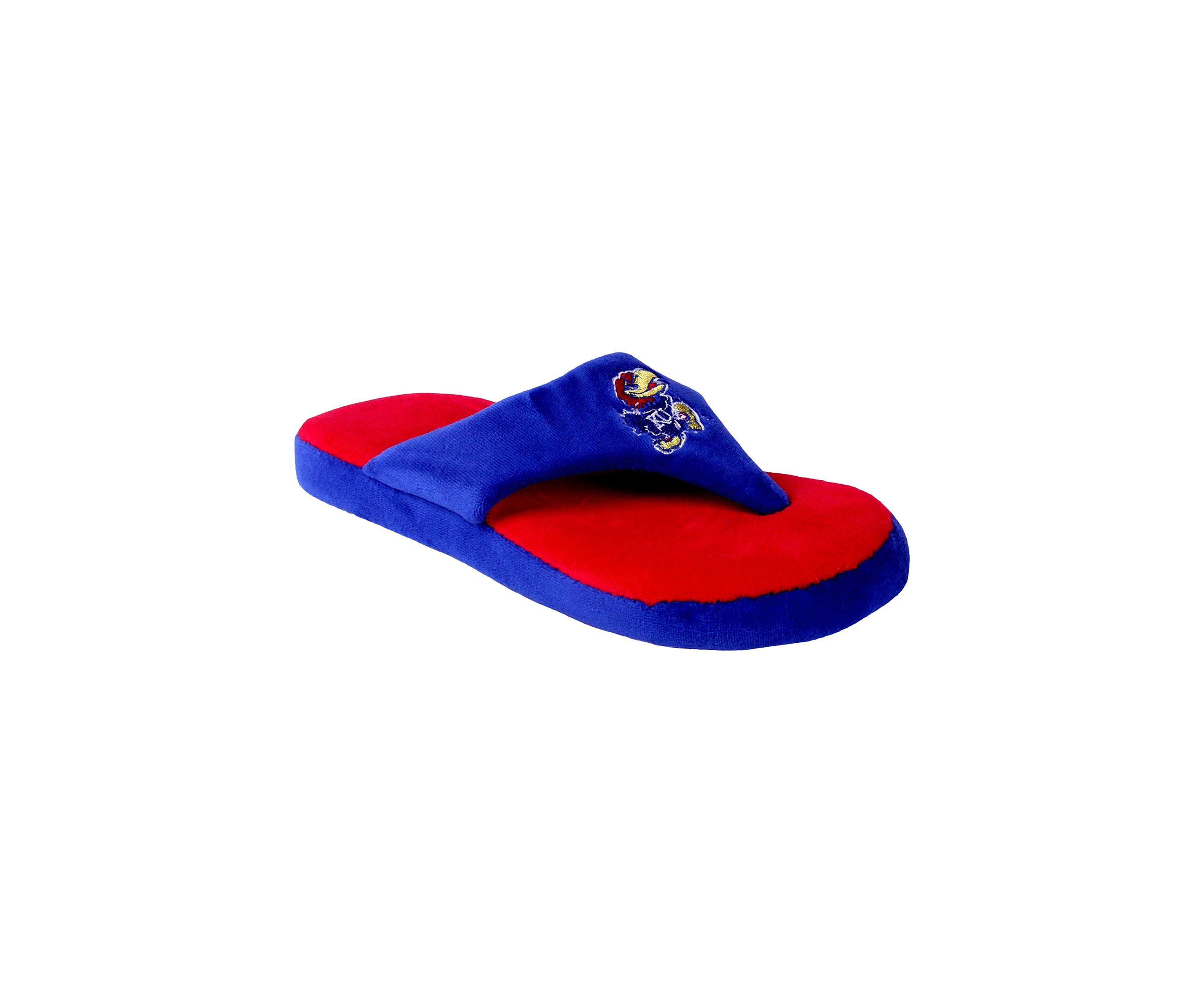 NCAA Kansas Jayhawks Comfy Flop Slippers