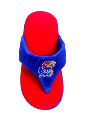 NCAA Kansas Jayhawks Comfy Flop Slippers