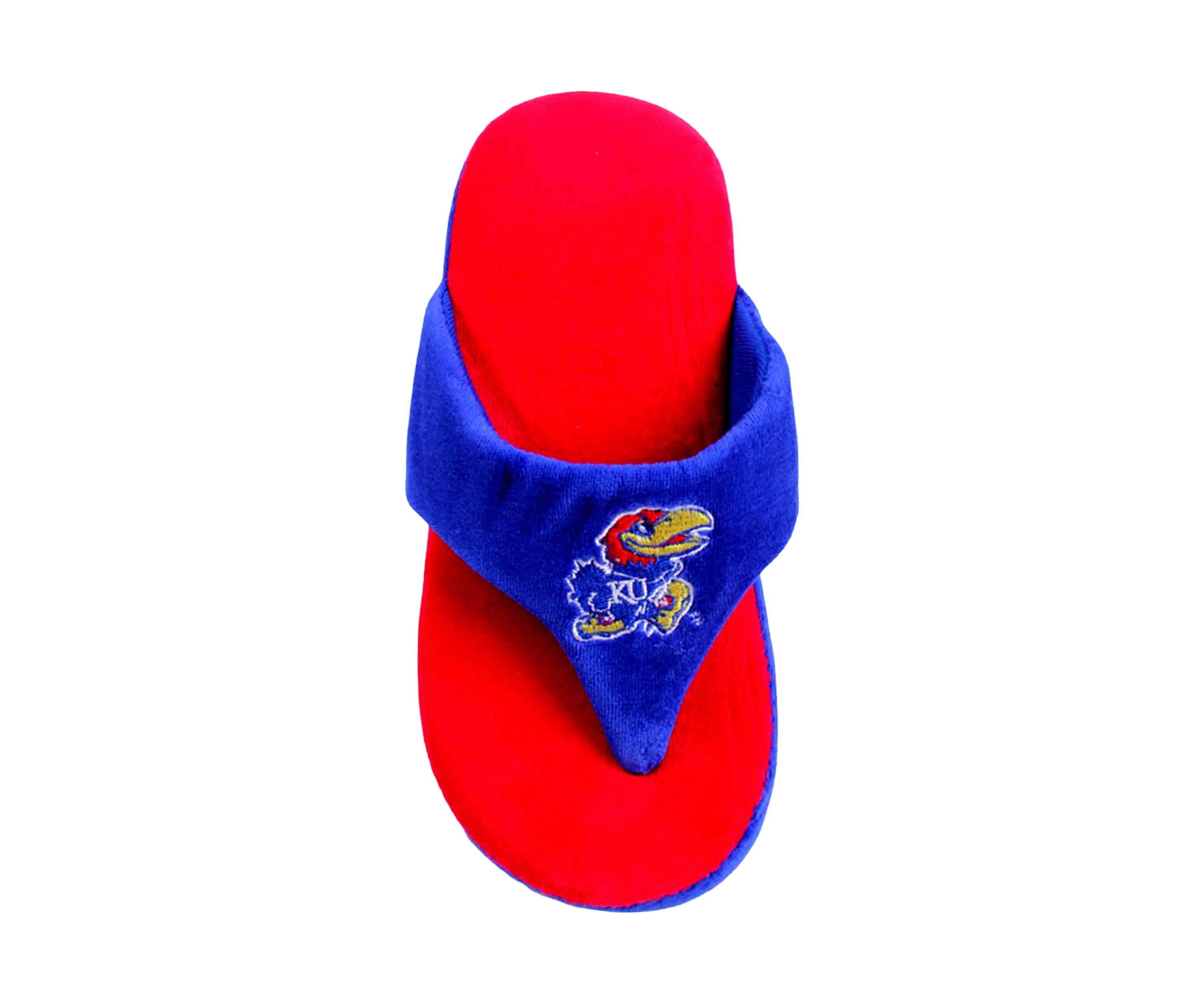 NCAA Kansas Jayhawks Comfy Flop Slippers