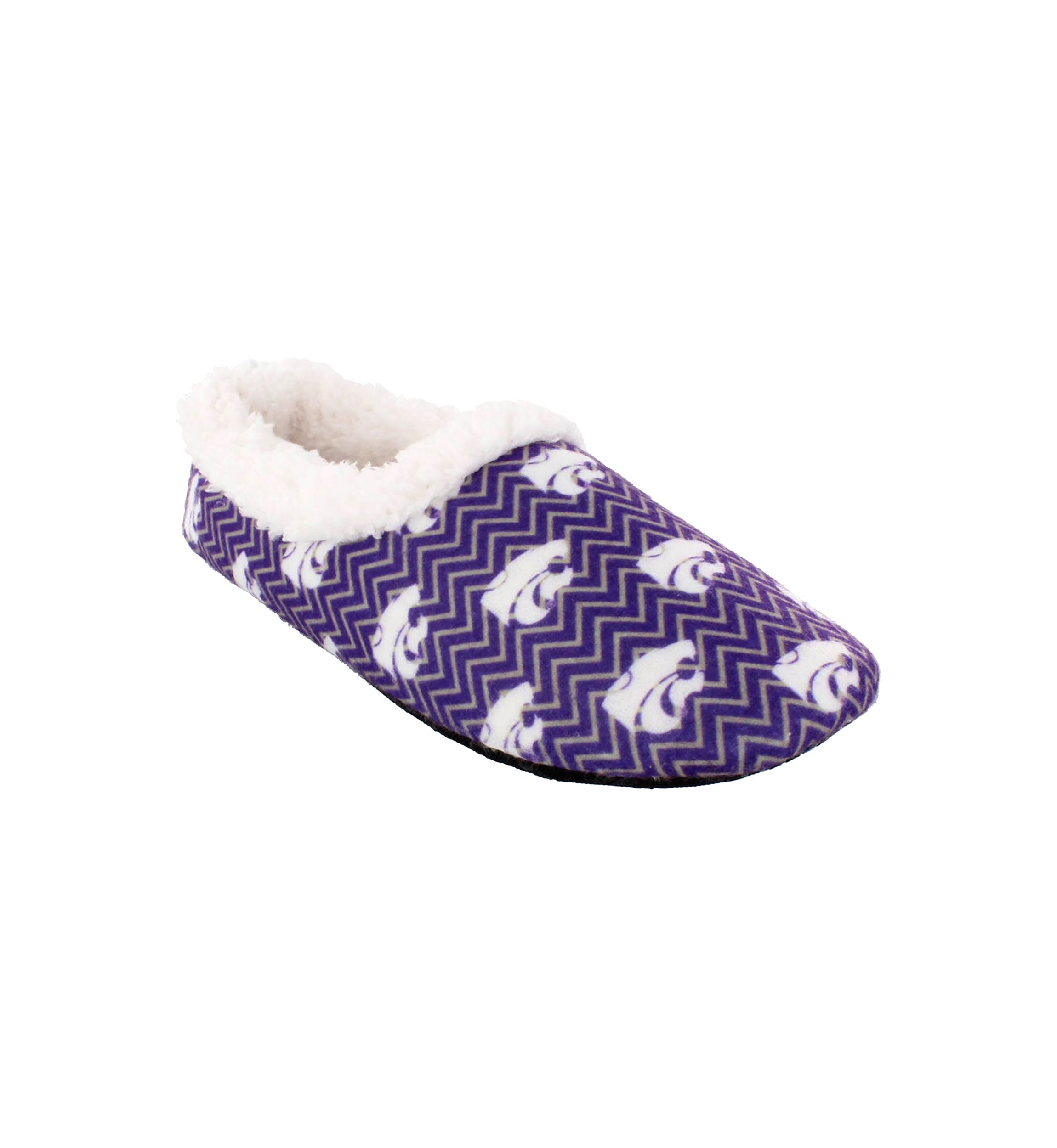 NCAA Kansas State Wildcats Chevron Slip On Slippers