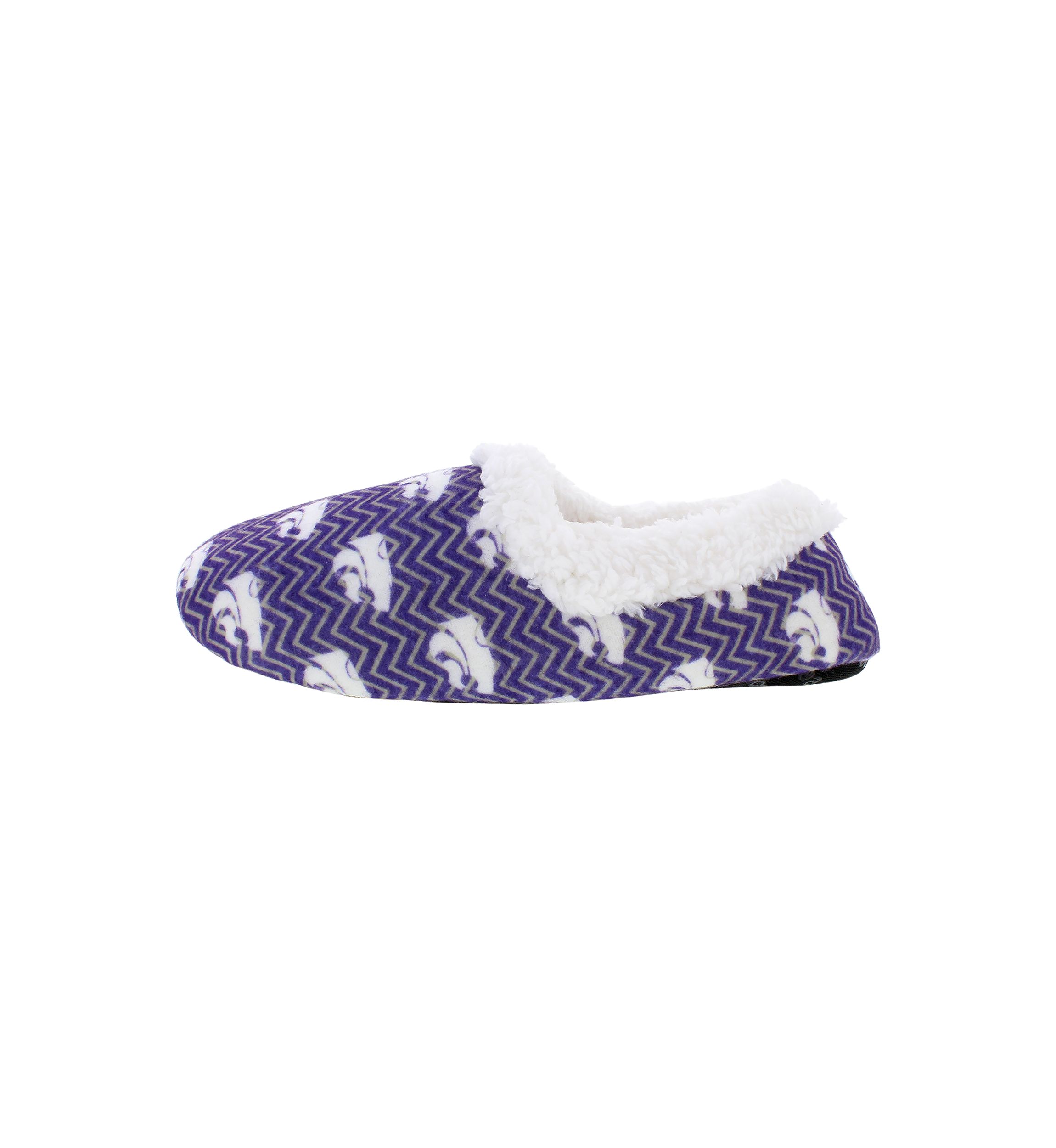 NCAA Kansas State Wildcats Chevron Slip On Slippers