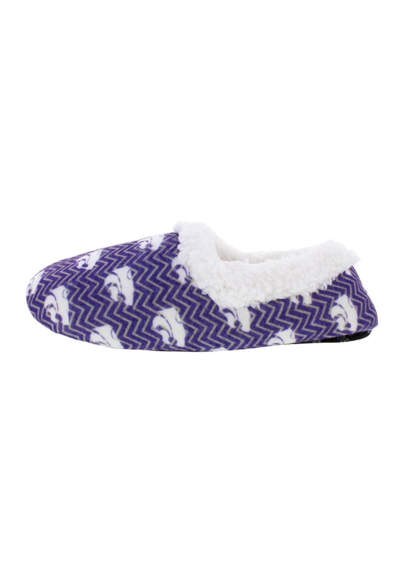 NCAA Kansas State Wildcats Chevron Slip On Slippers