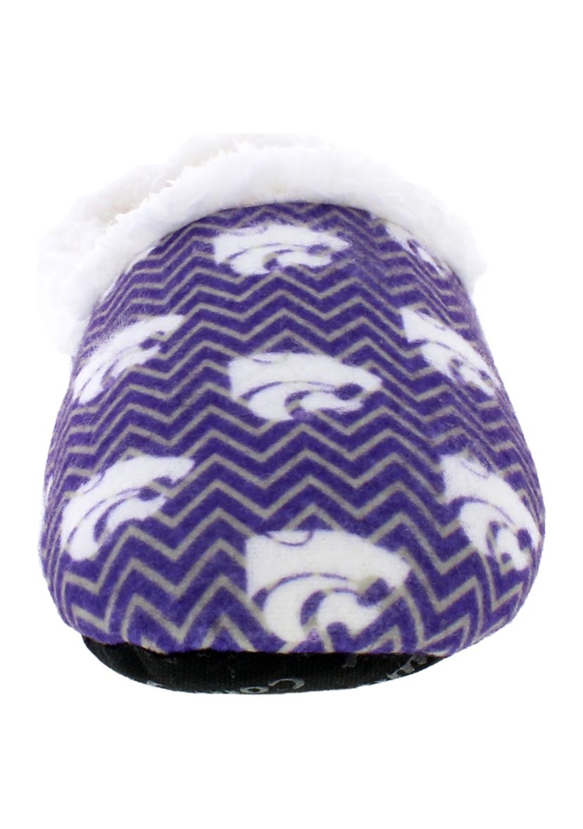 NCAA Kansas State Wildcats Chevron Slip On Slippers