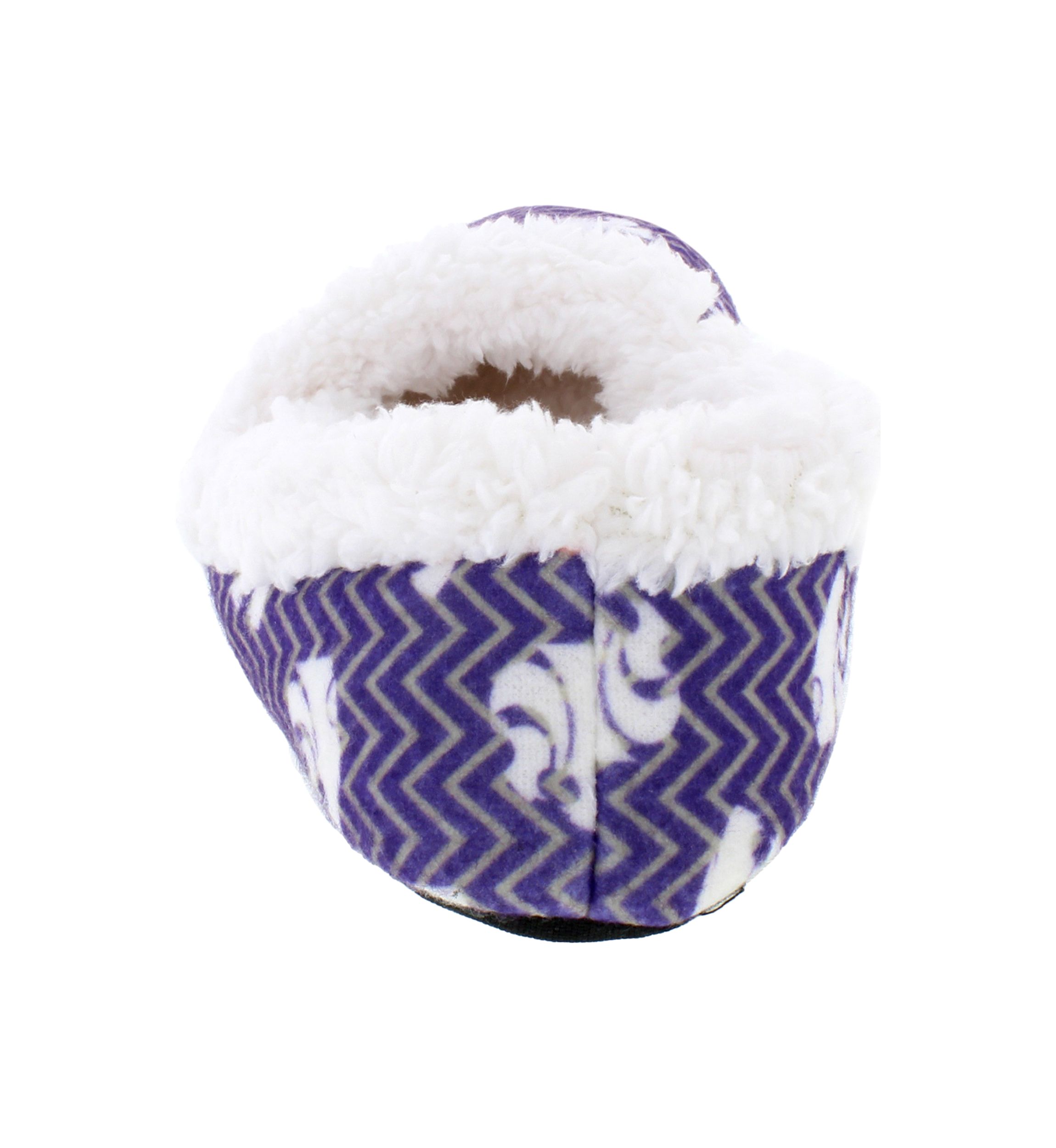 NCAA Kansas State Wildcats Chevron Slip On Slippers