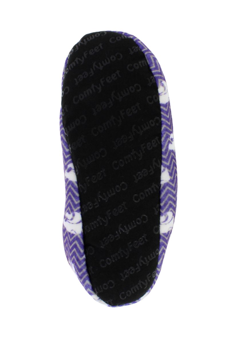 NCAA Kansas State Wildcats Chevron Slip On Slippers