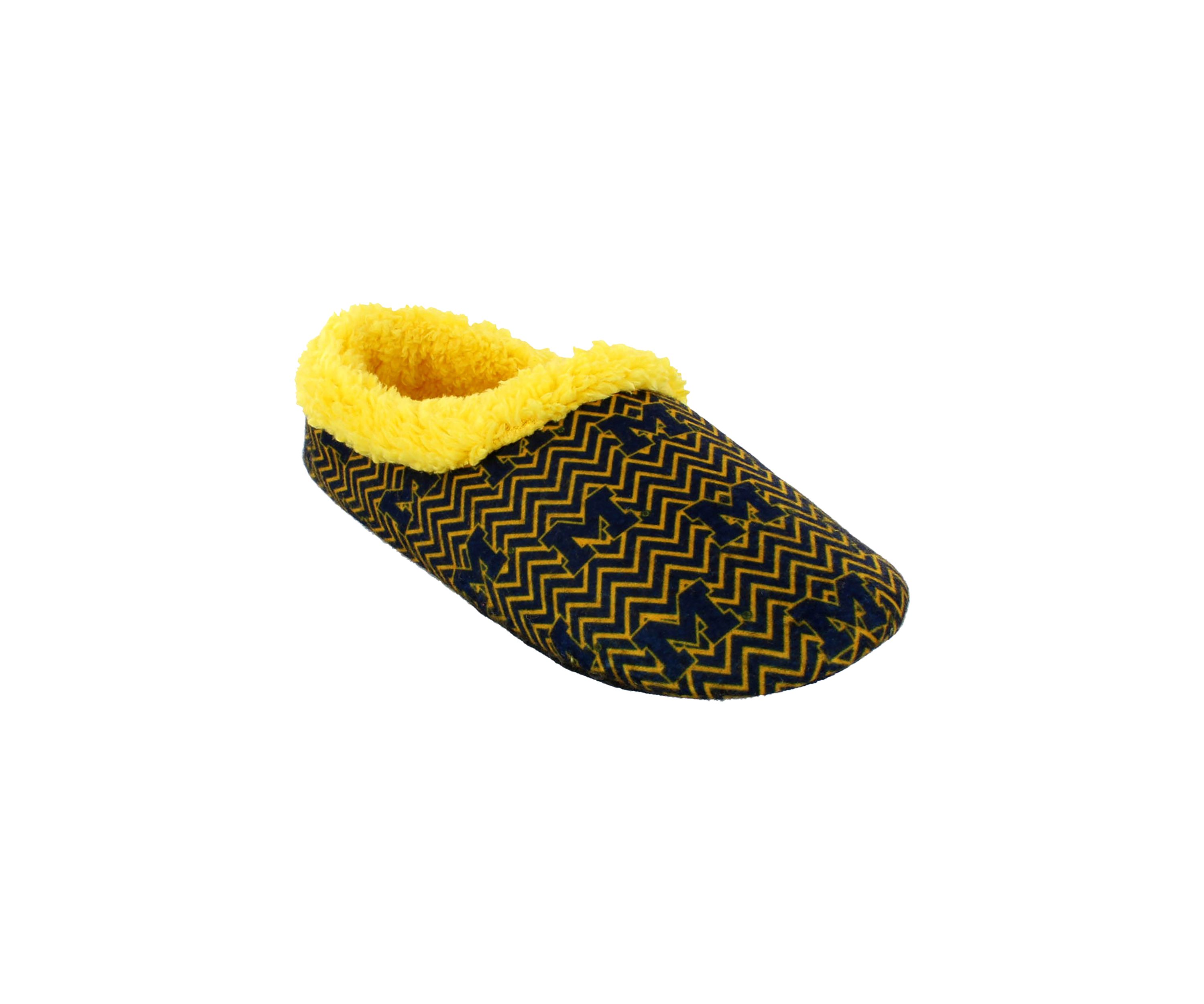 NCAA Michigan Wolverines Chevron Slip On Slippers