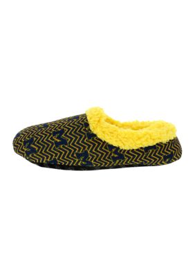 NCAA Michigan Wolverines Chevron Slip On Slippers